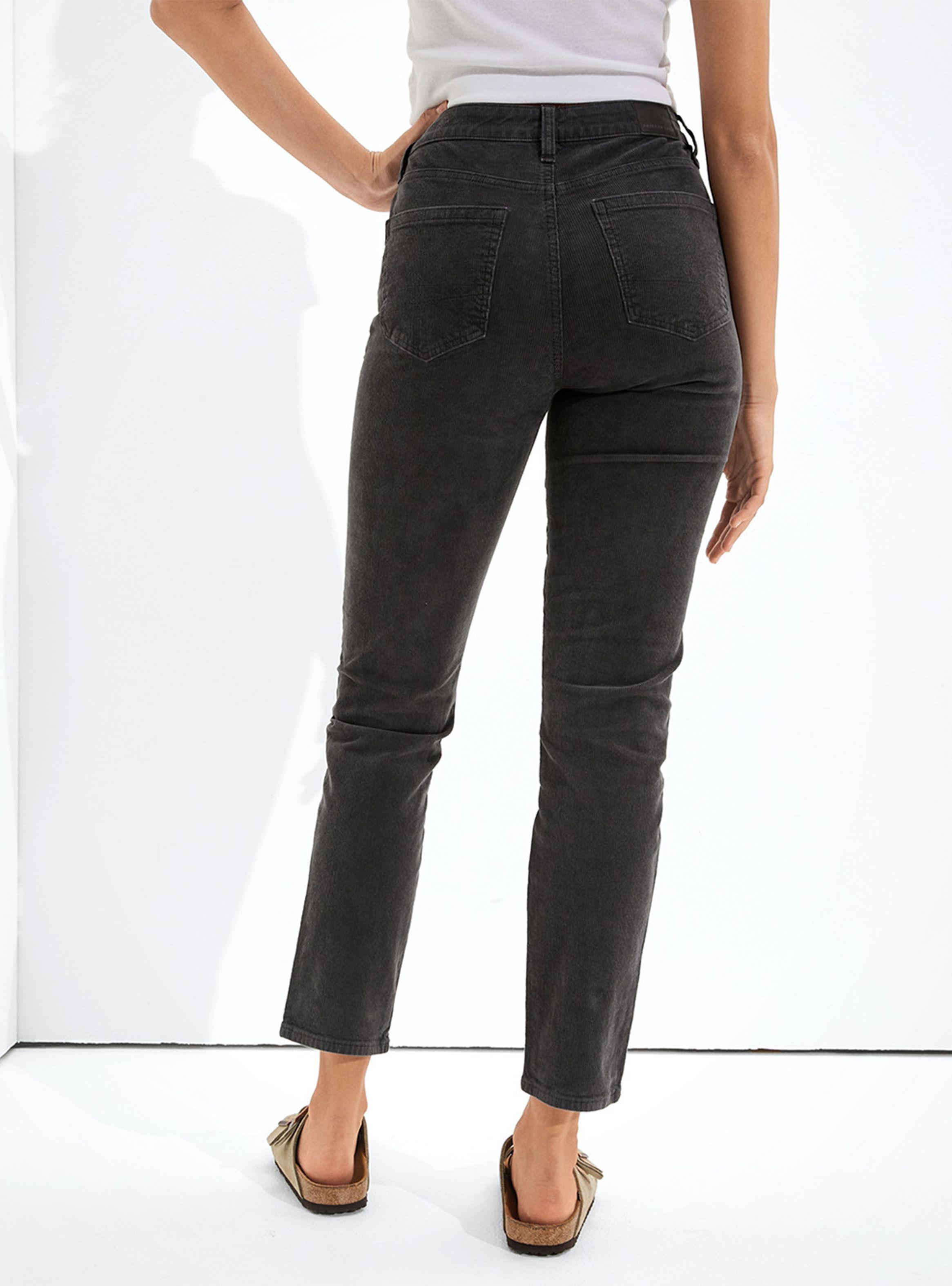 Pantalón Stretch Corduroy Mom Straight-1