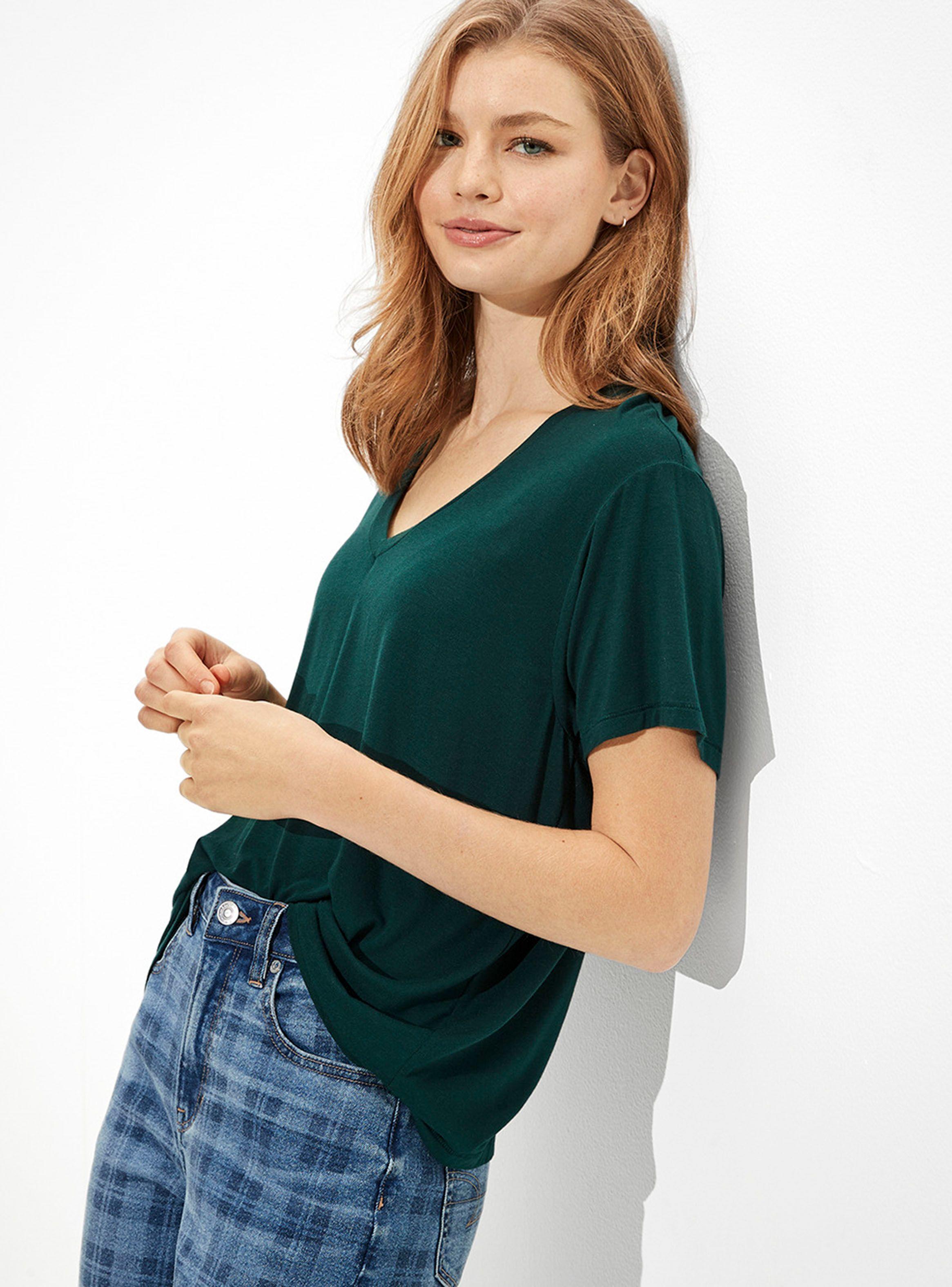 Polera Modelo Oversized Soft & Sexy V-Neck-0