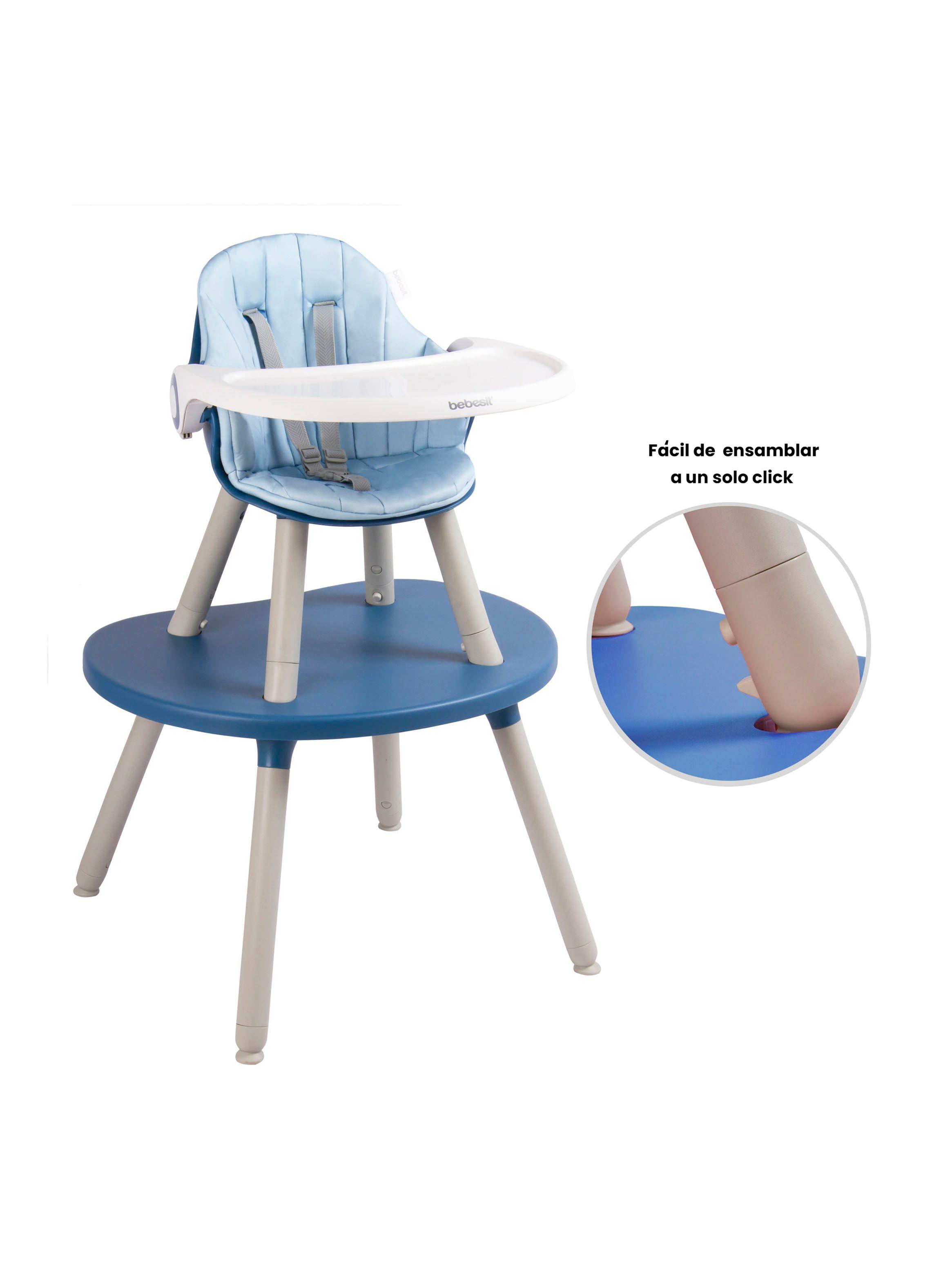 Silla de Comer Escritorio BabyDesk Azul Bebesit-3