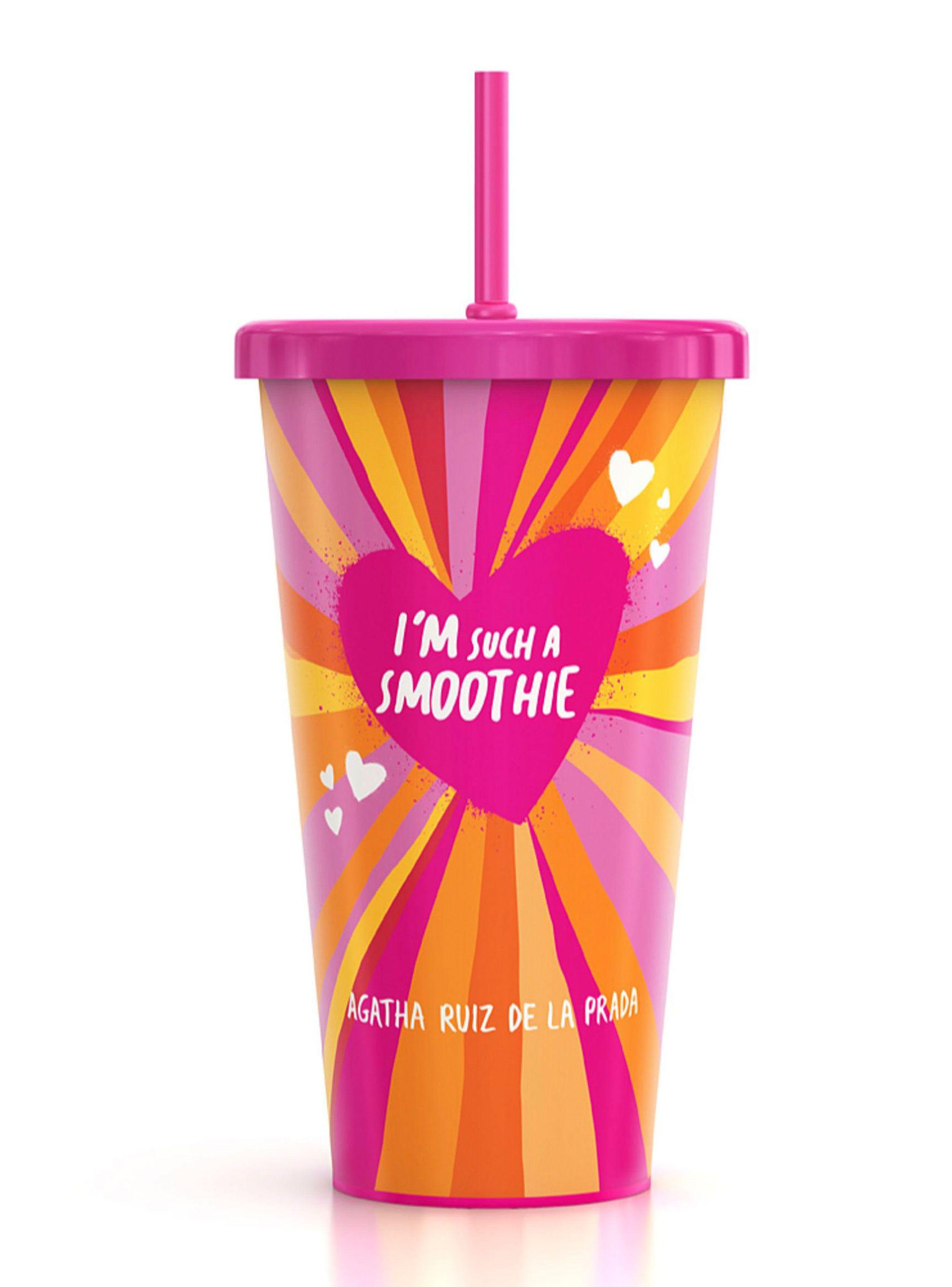 Set Agatha Ruiz De La Prada Vaso Smoothie + 2 Bubbles Wow Girl EDT 30 ml-1