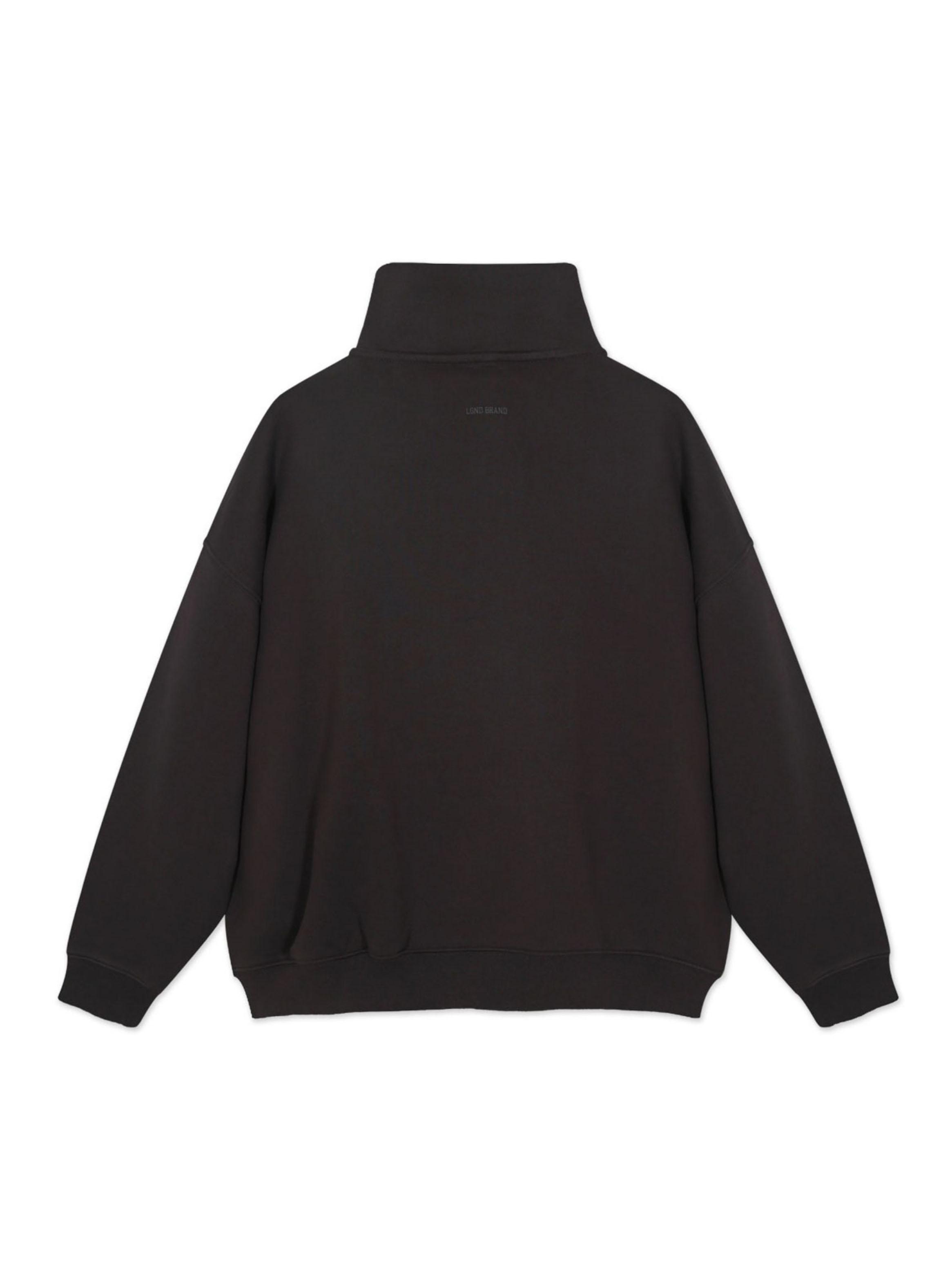 Polerón Coffee Espresso Mock Neck Brand-3