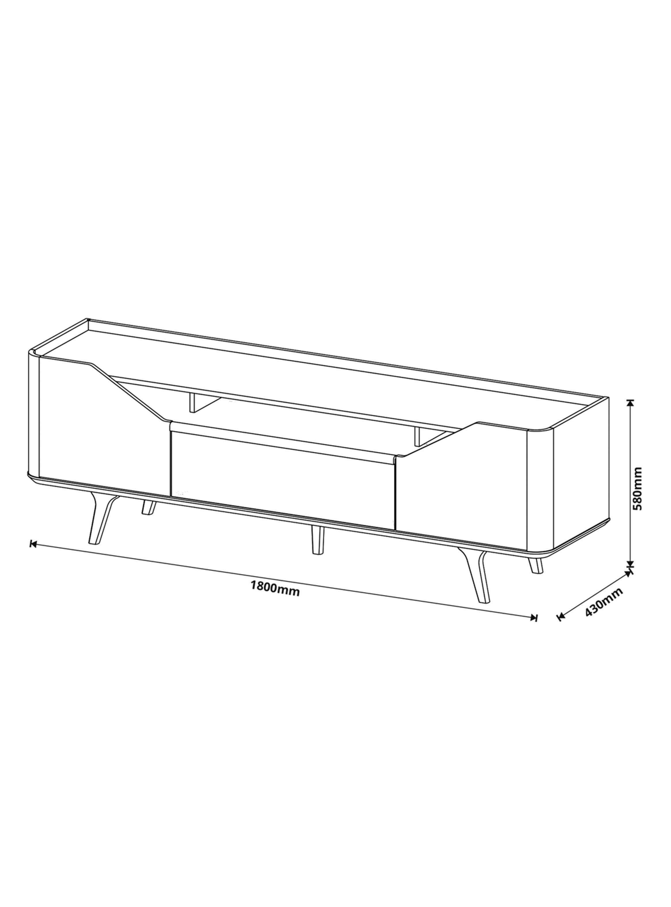 Rack TV 60" Arc 2P1.8-1