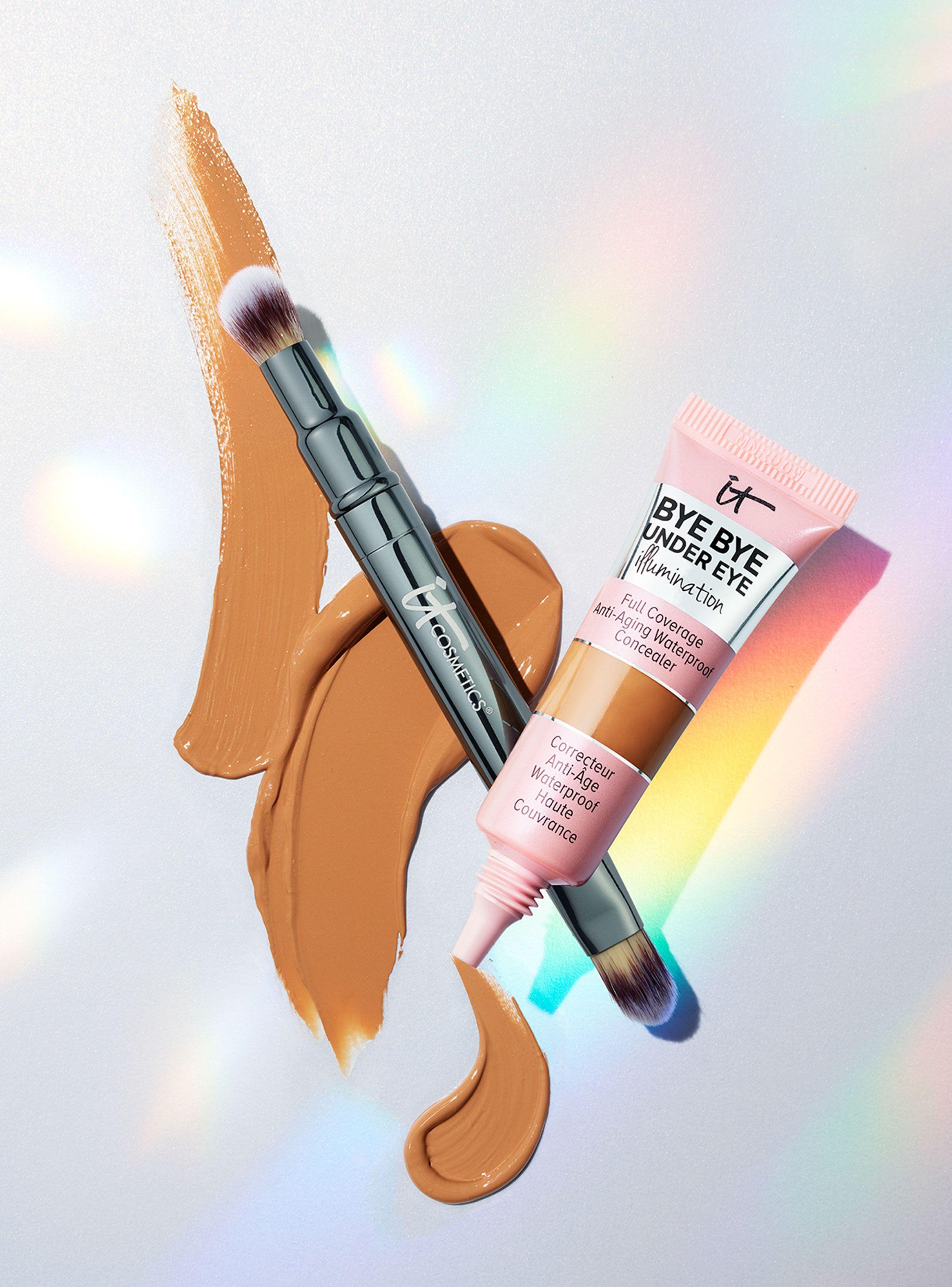Brocha Doble para Corrector Efecto Aerógrafo Heavenly Luxe #2-1