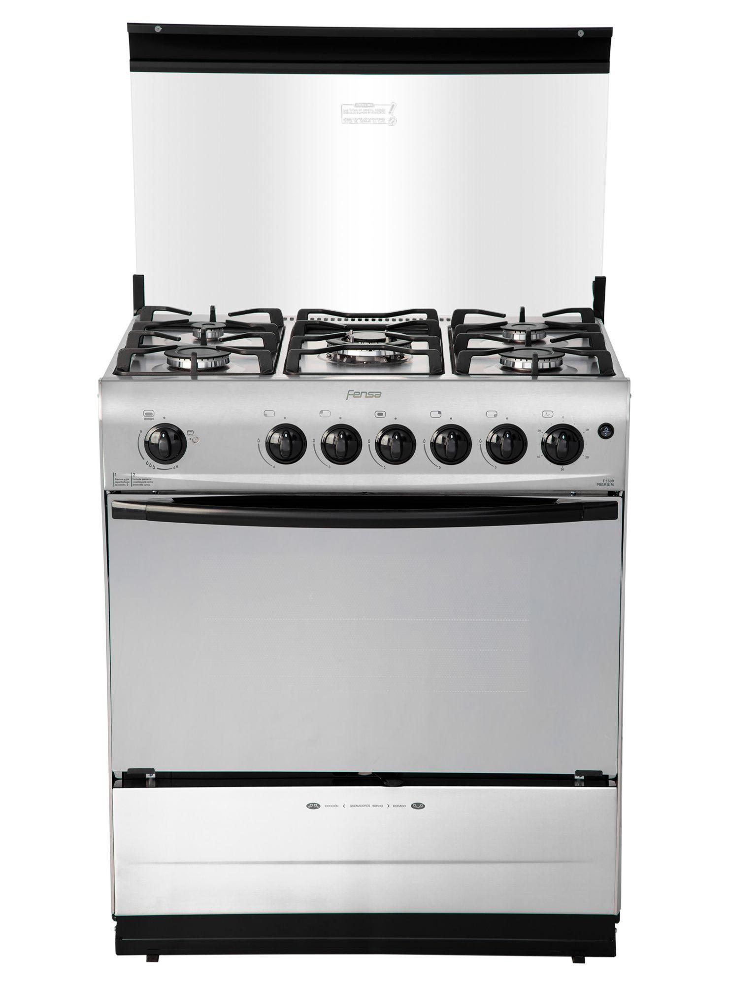 Cocina a Gas Fensa F5500 5 Quemadores-0