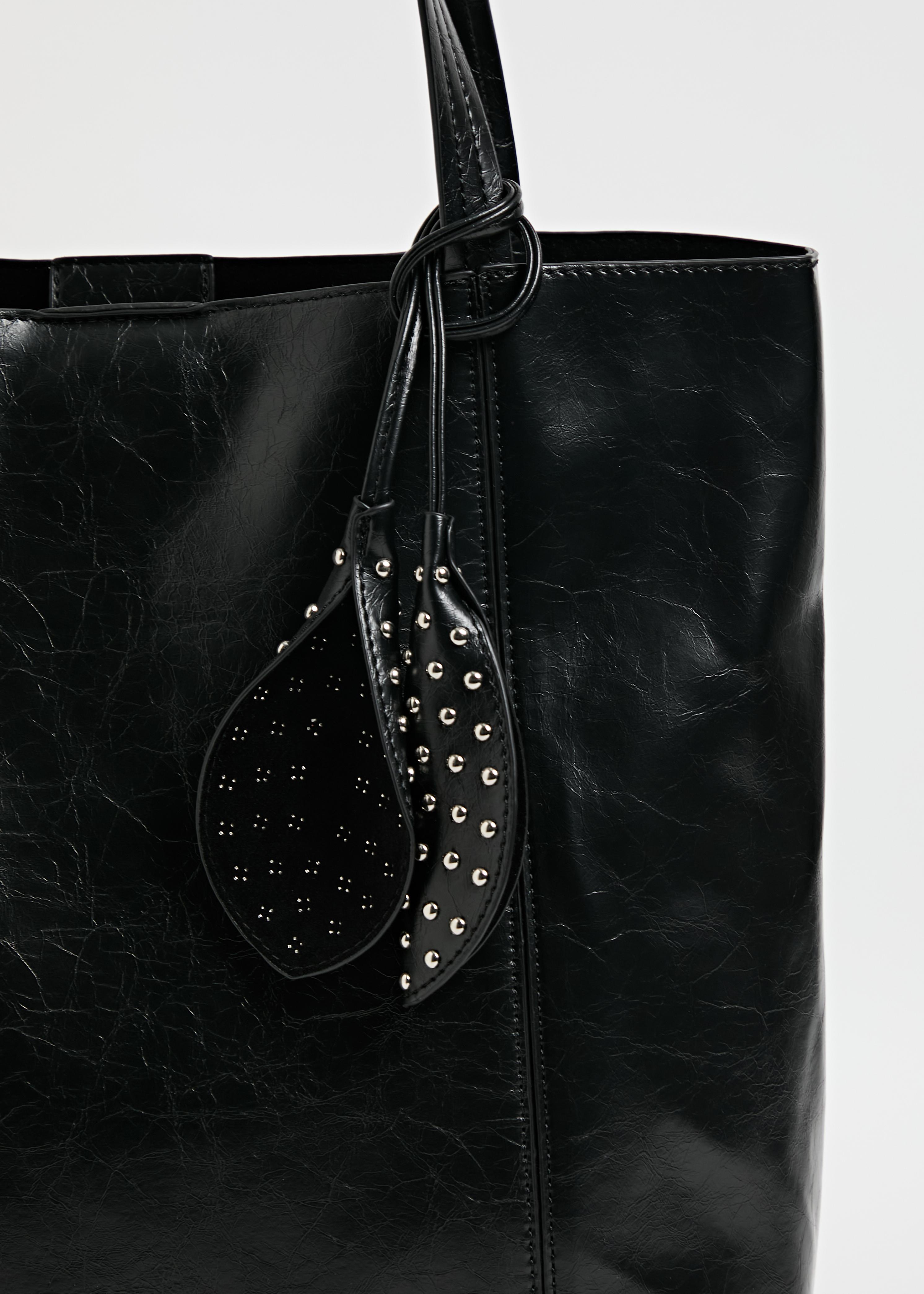 Cartera de Hombro Charm Tachas-6