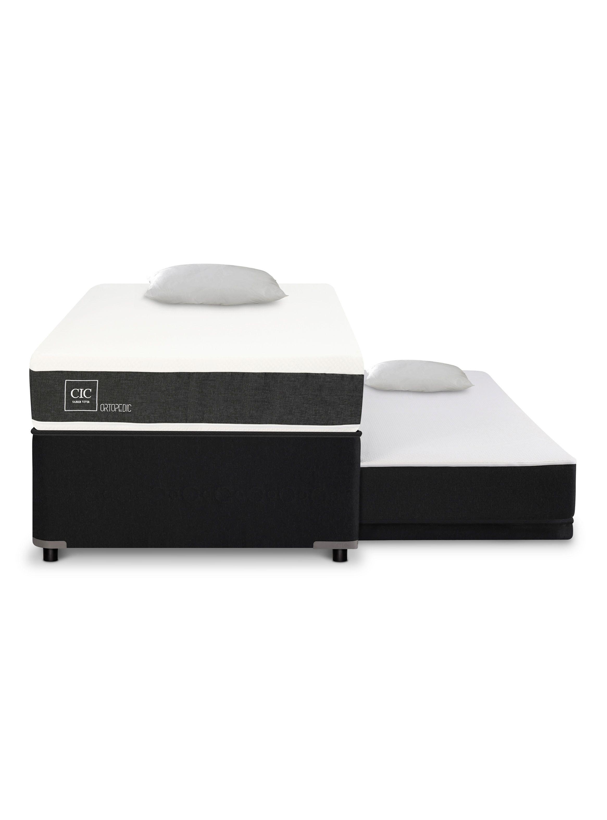 Diván Cama New Ortopedic Black + 2 Almohadas-2