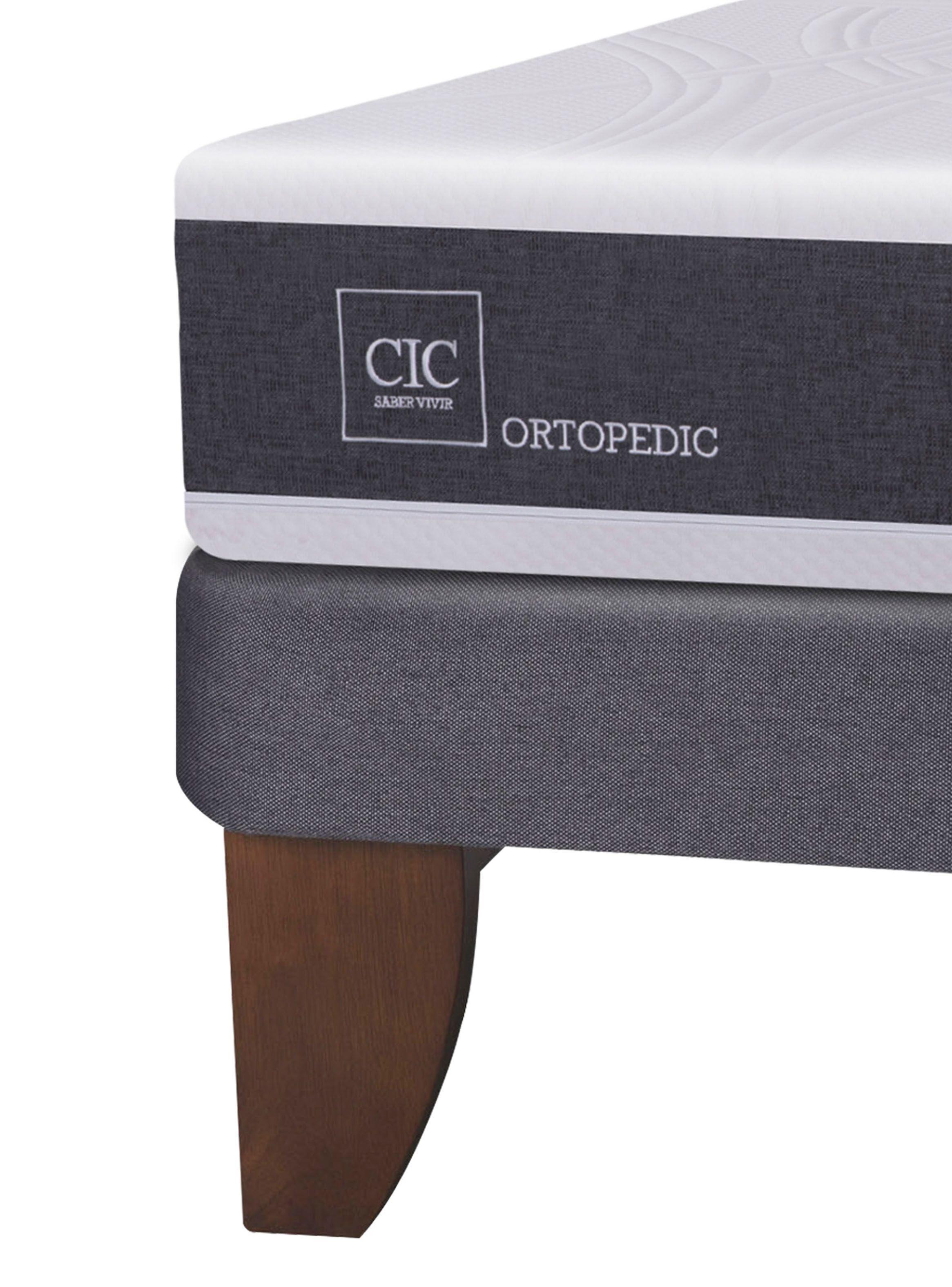 Cama Europea New Ortopedic 1.5 Plazas + Set Muebles Ares-3