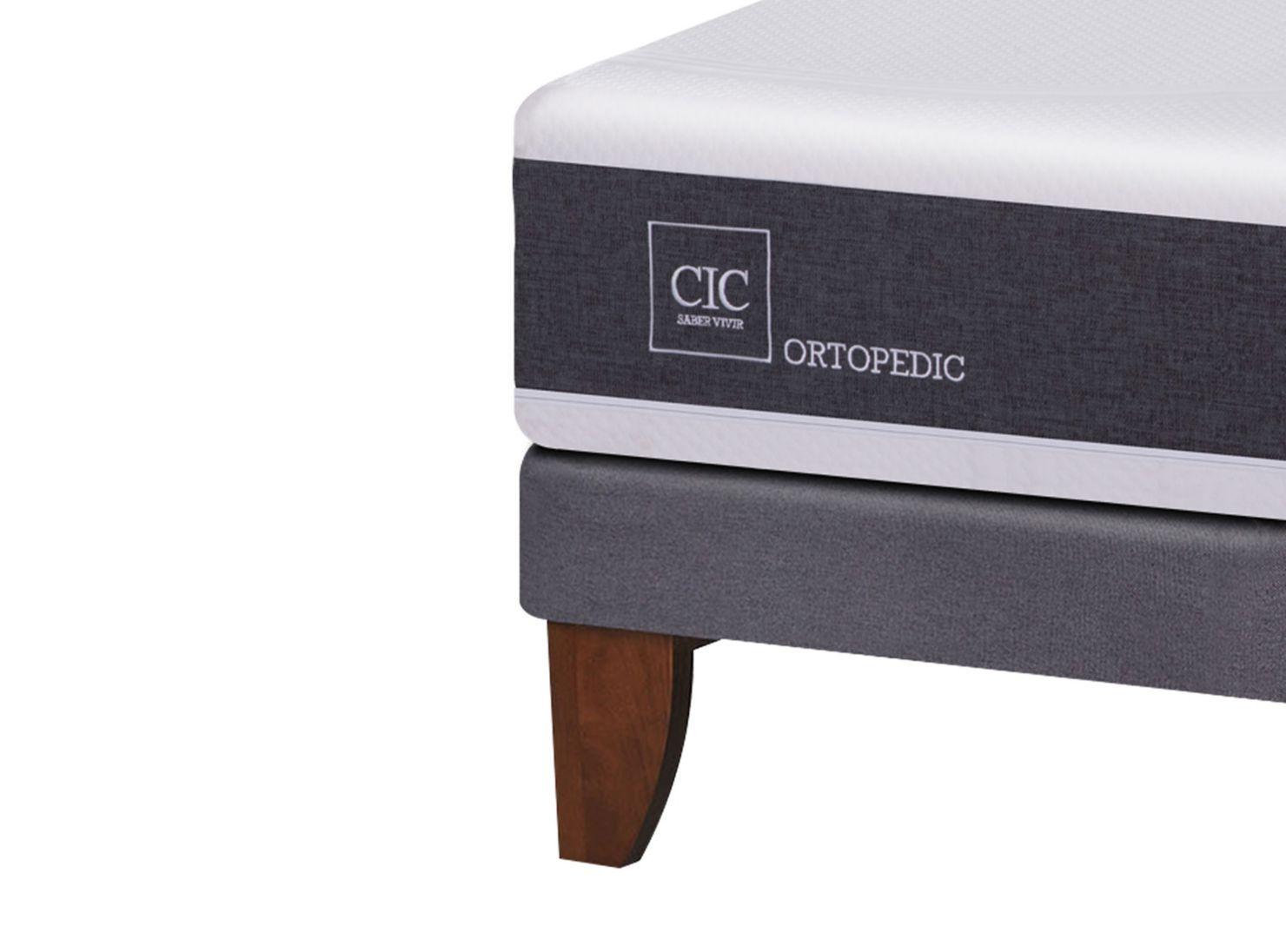 Cama Europea New Ortopedic King + Set Muebles Enio-2