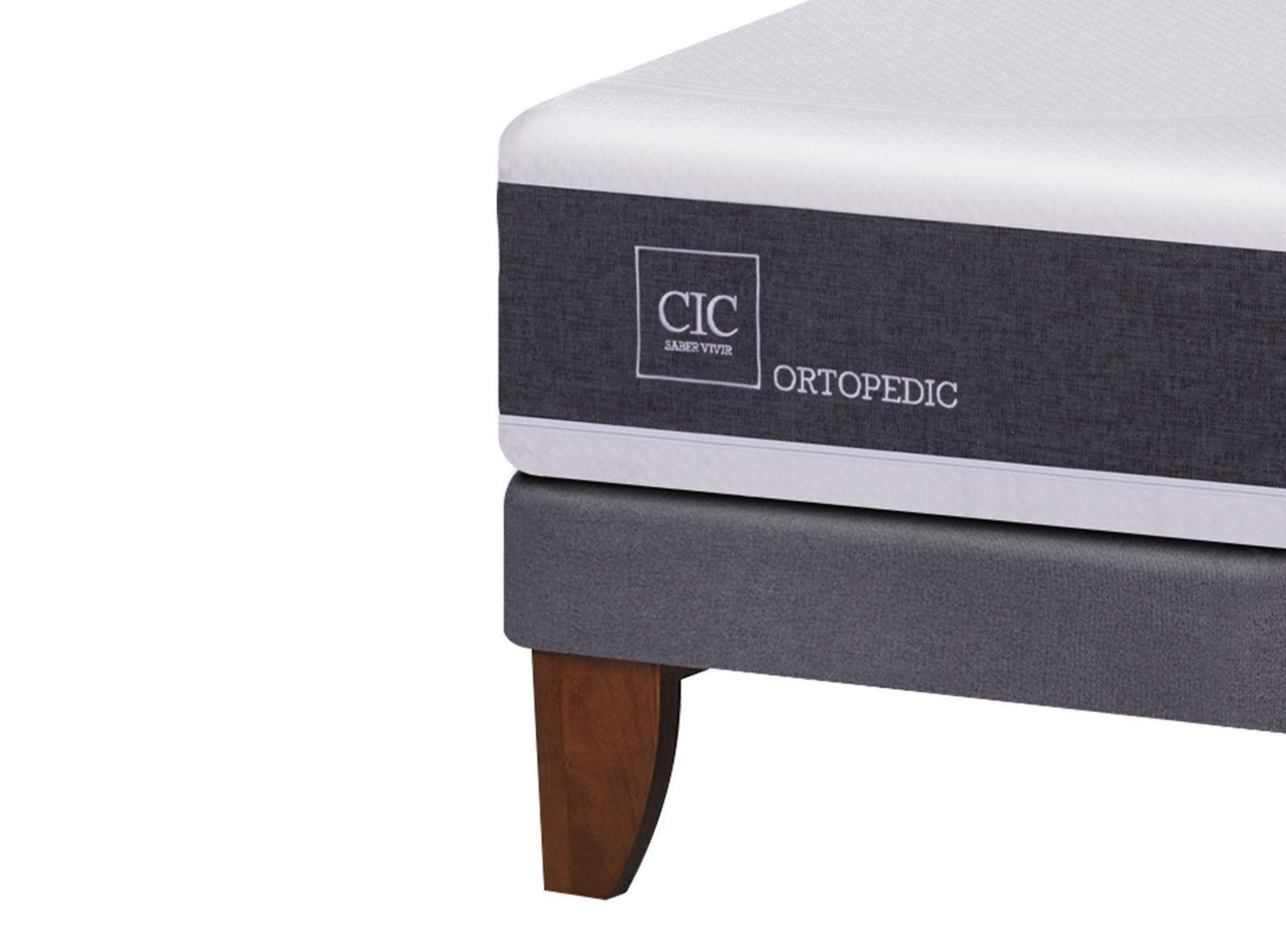 Cama Europea New Ortopedic King + Set Muebles Milán + Almohadas-2