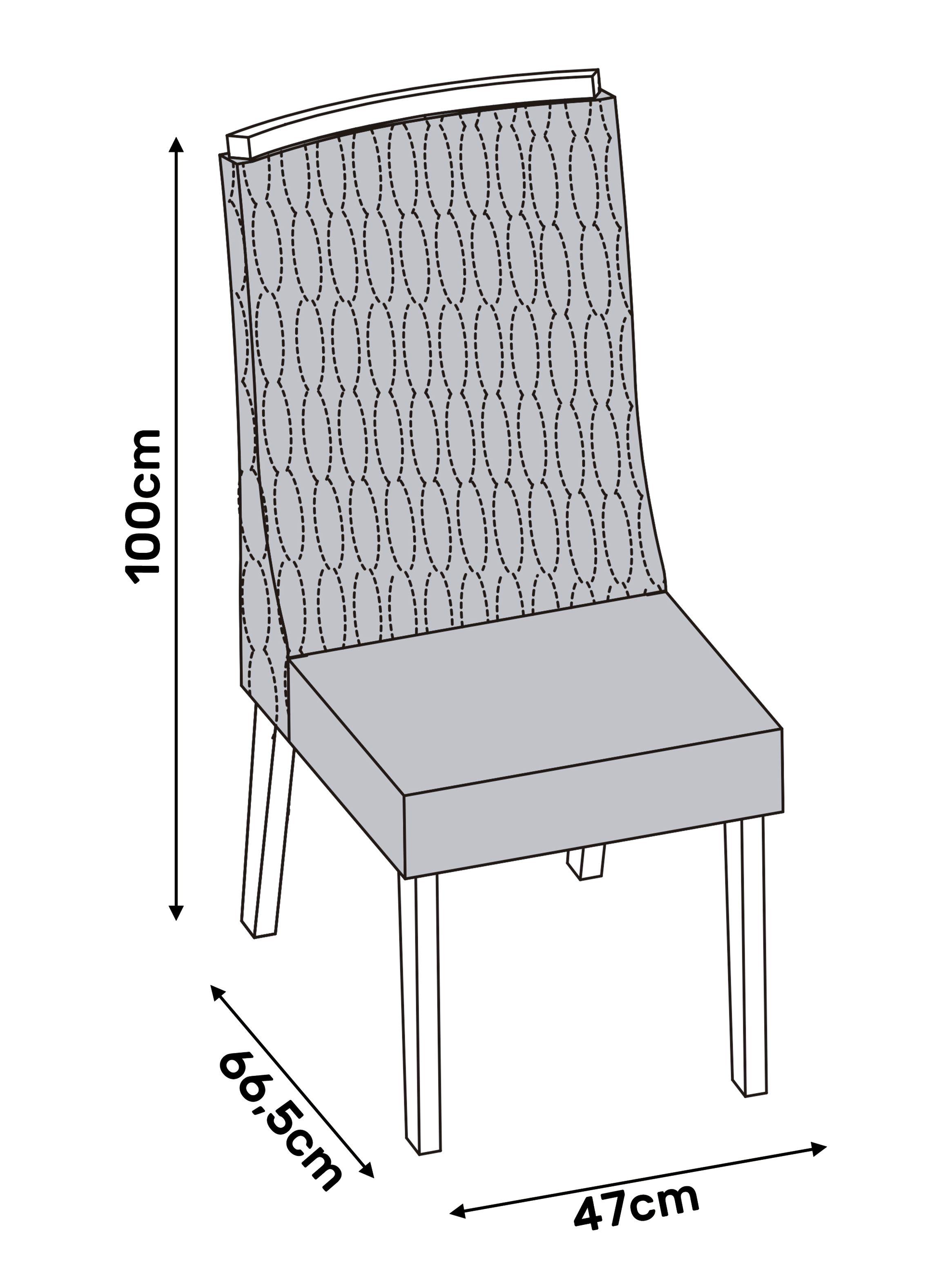Juego Comedor Vega + 6 Silla-3