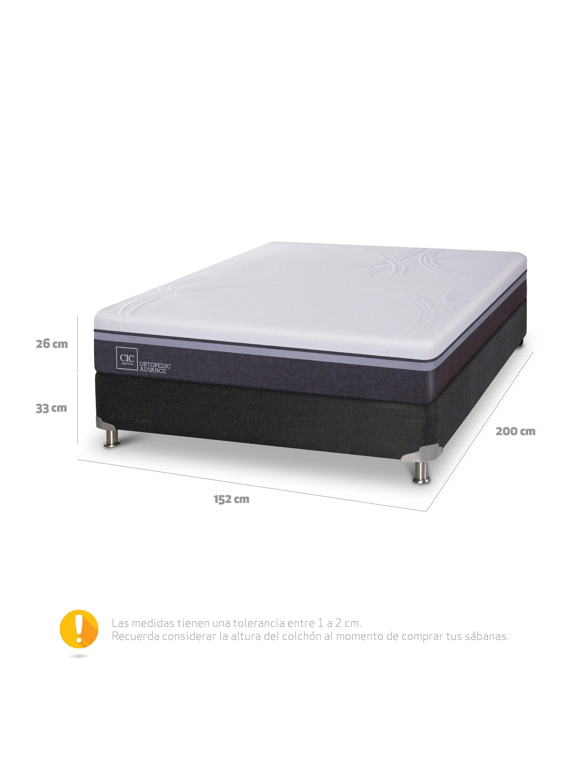 Box Spring Ortopedic Advance 2 Plazas Base Normal-1