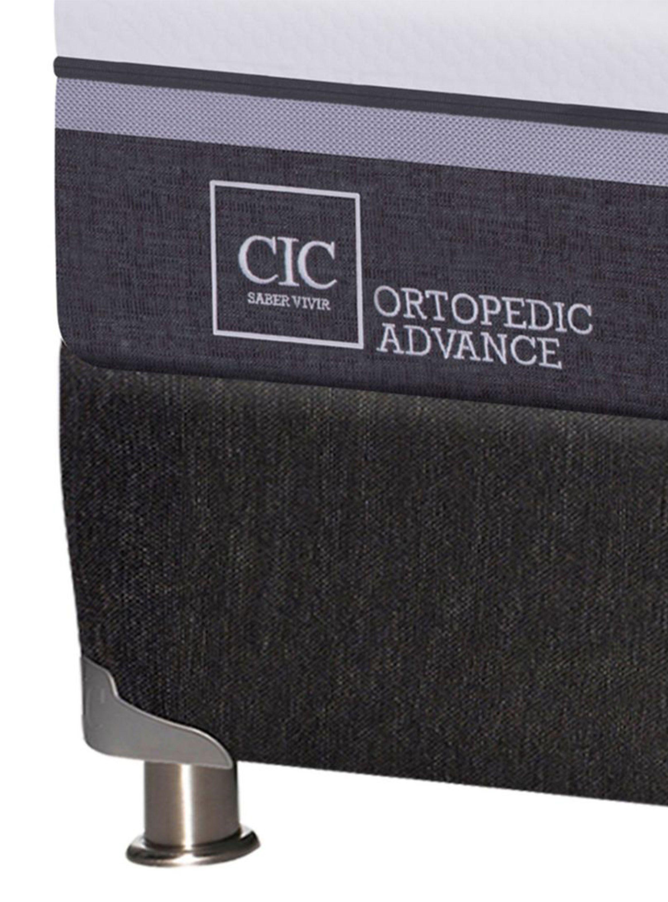 Box Spring Ortopedic Advance 2 Plazas Base Normal + Almohadas-2