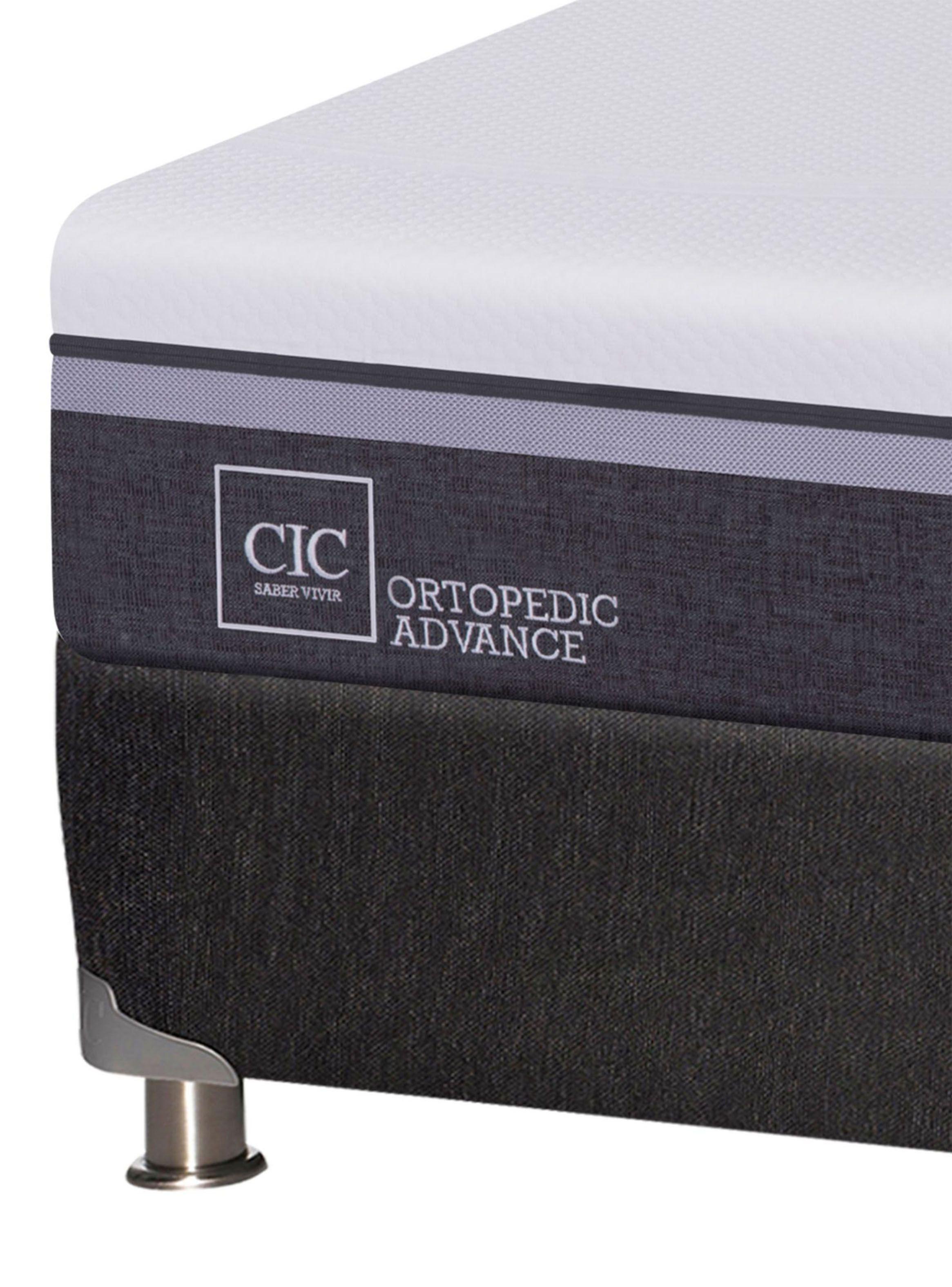 Box Spring Ortopedic Advance 2 Plazas Base Normal + Set Muebles Ares-2