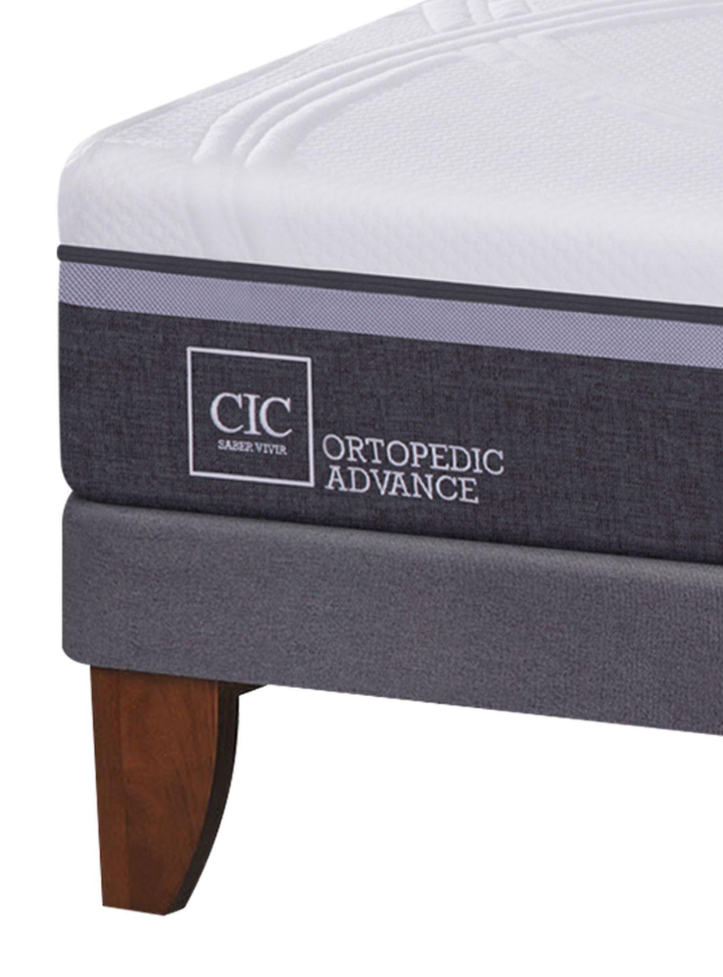 Cama Europa Advance 1.5 Plazas + Set Textil-2