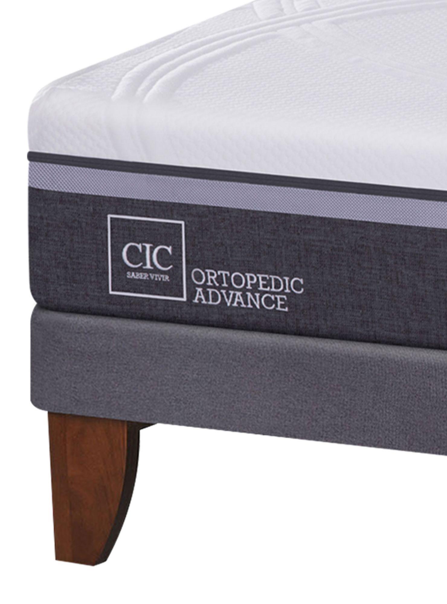 Cama Europea Ortopedic Advance King + Set Muebles Torino-2