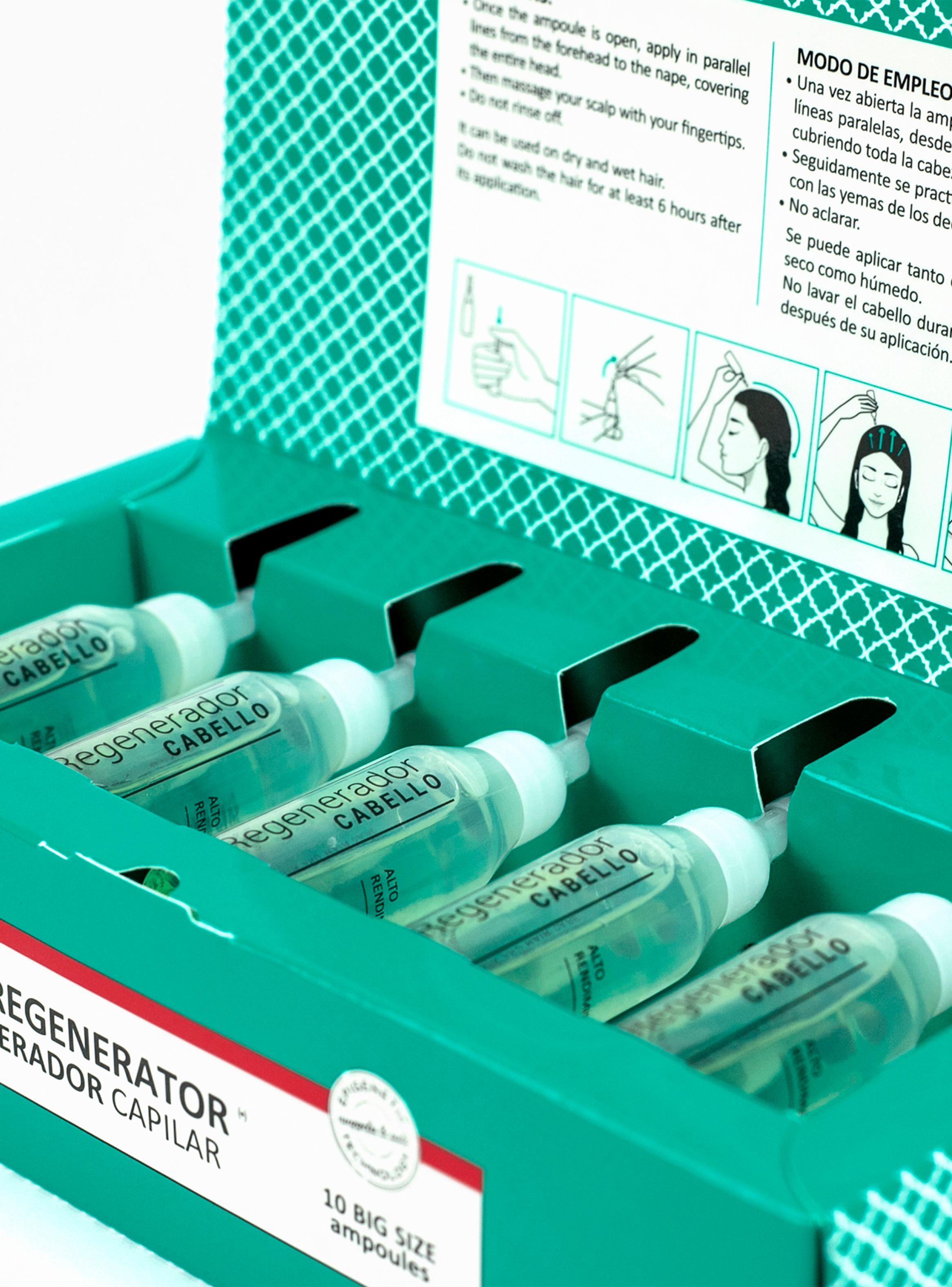 Pack 10 Unidades Ampollas Regeneradoras Capilar-2