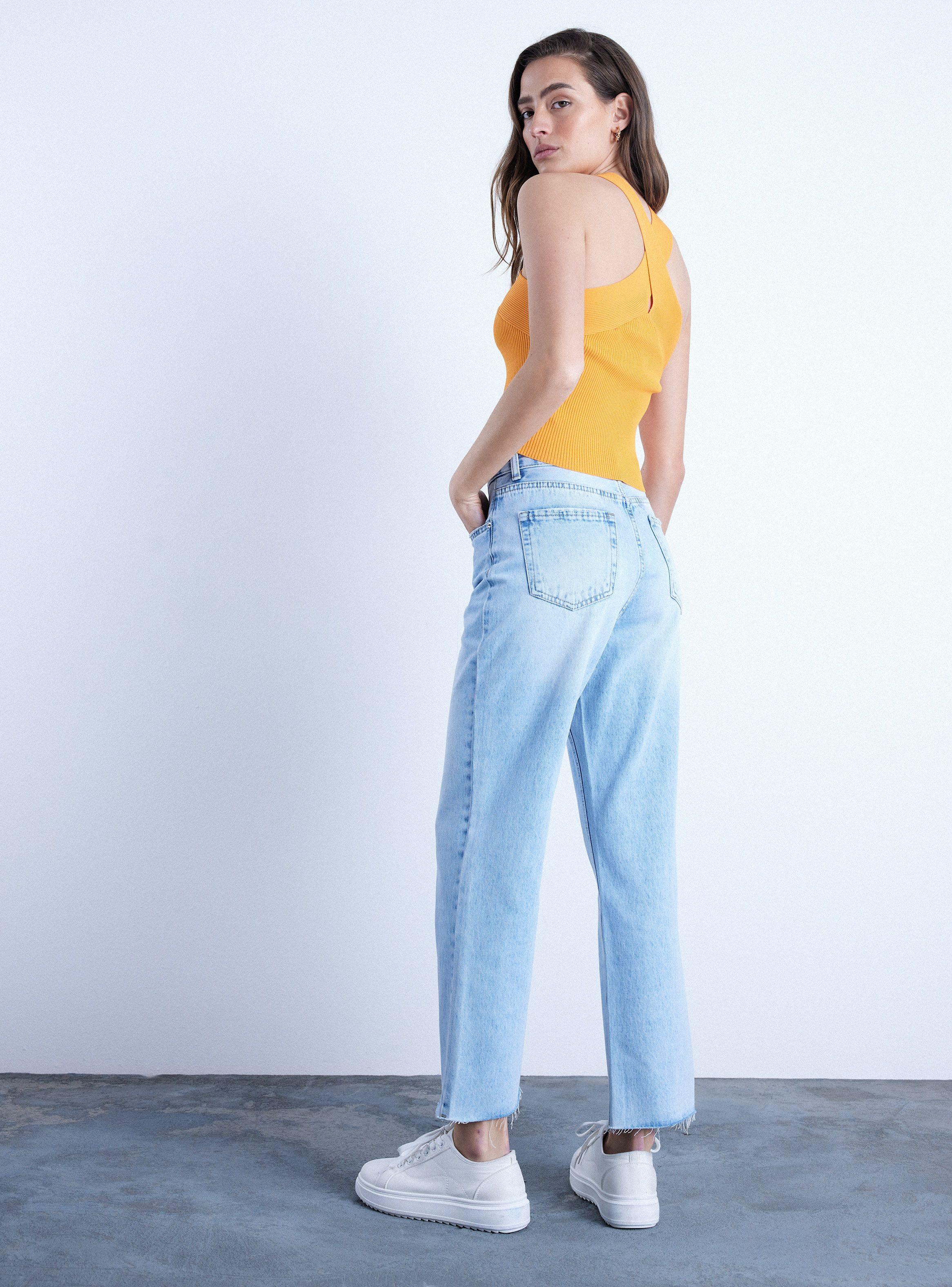 Polera Crop Top Tejido-5