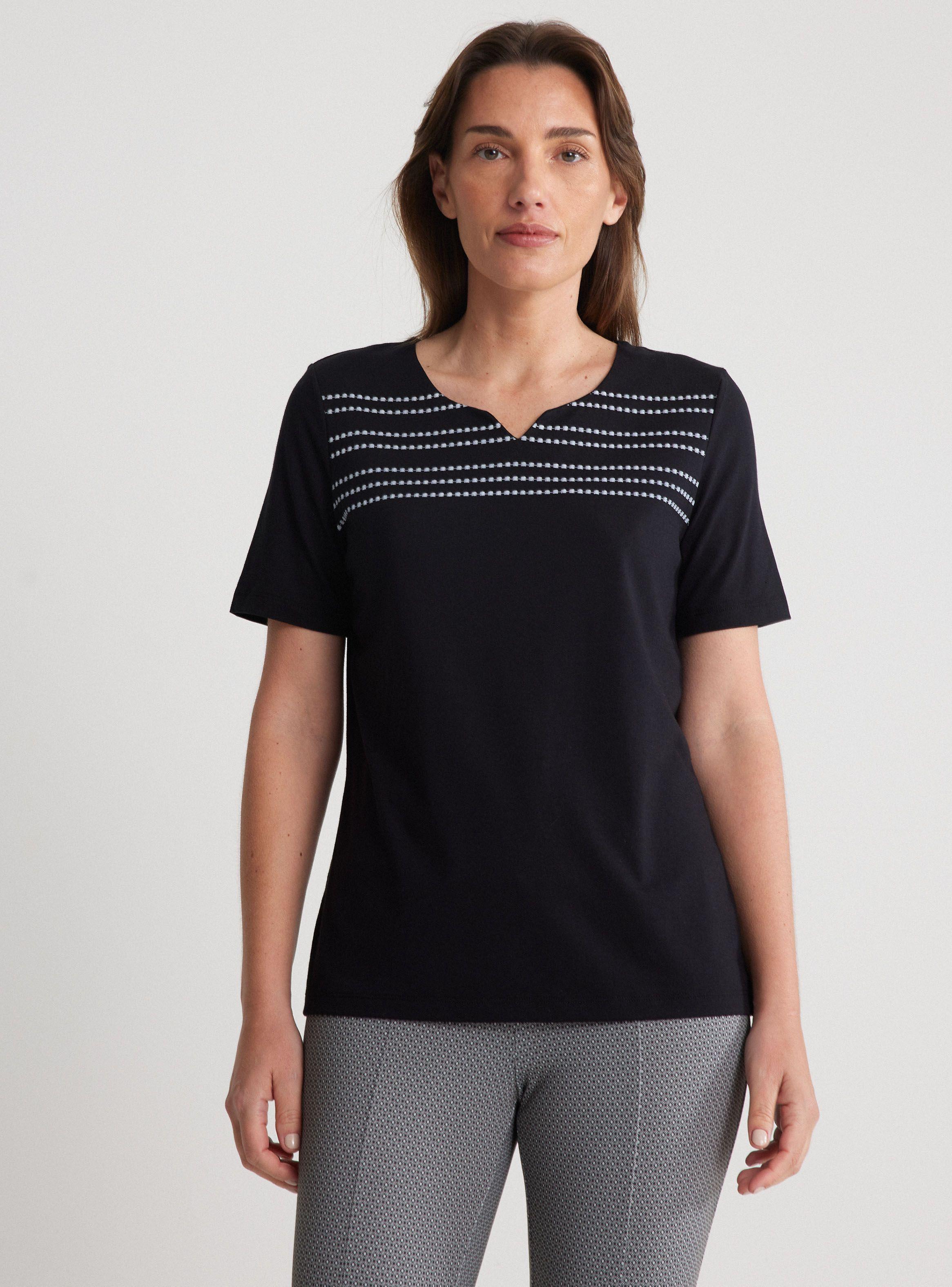 Polera Estampada en Hombros-0