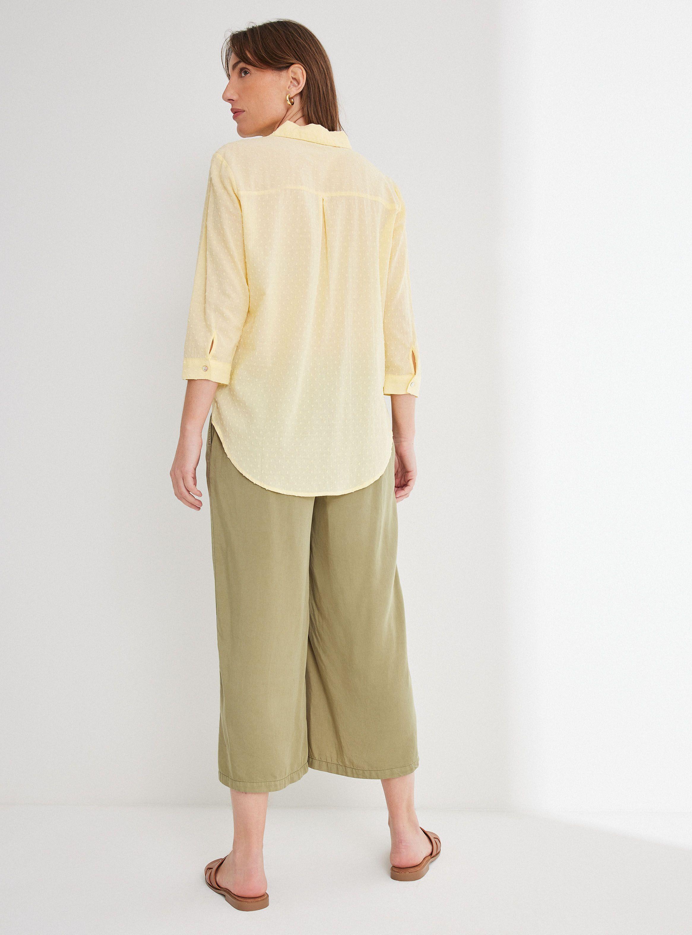 Blusa Camisa Fantasía Basta Redondeada Más Larga en Espalda-5