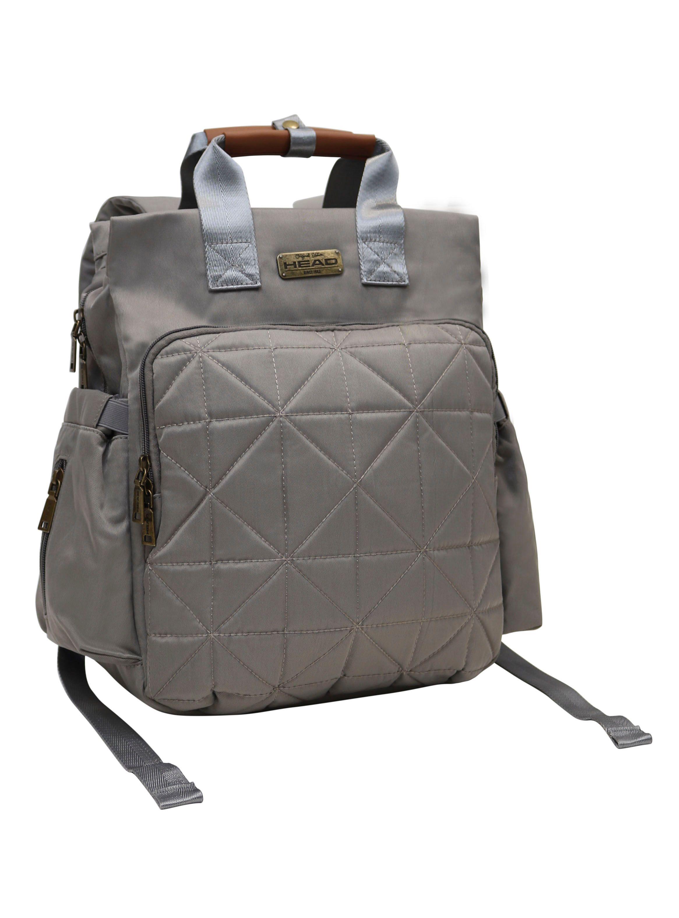 Mochila Maternal Bloom Gris M Head-1