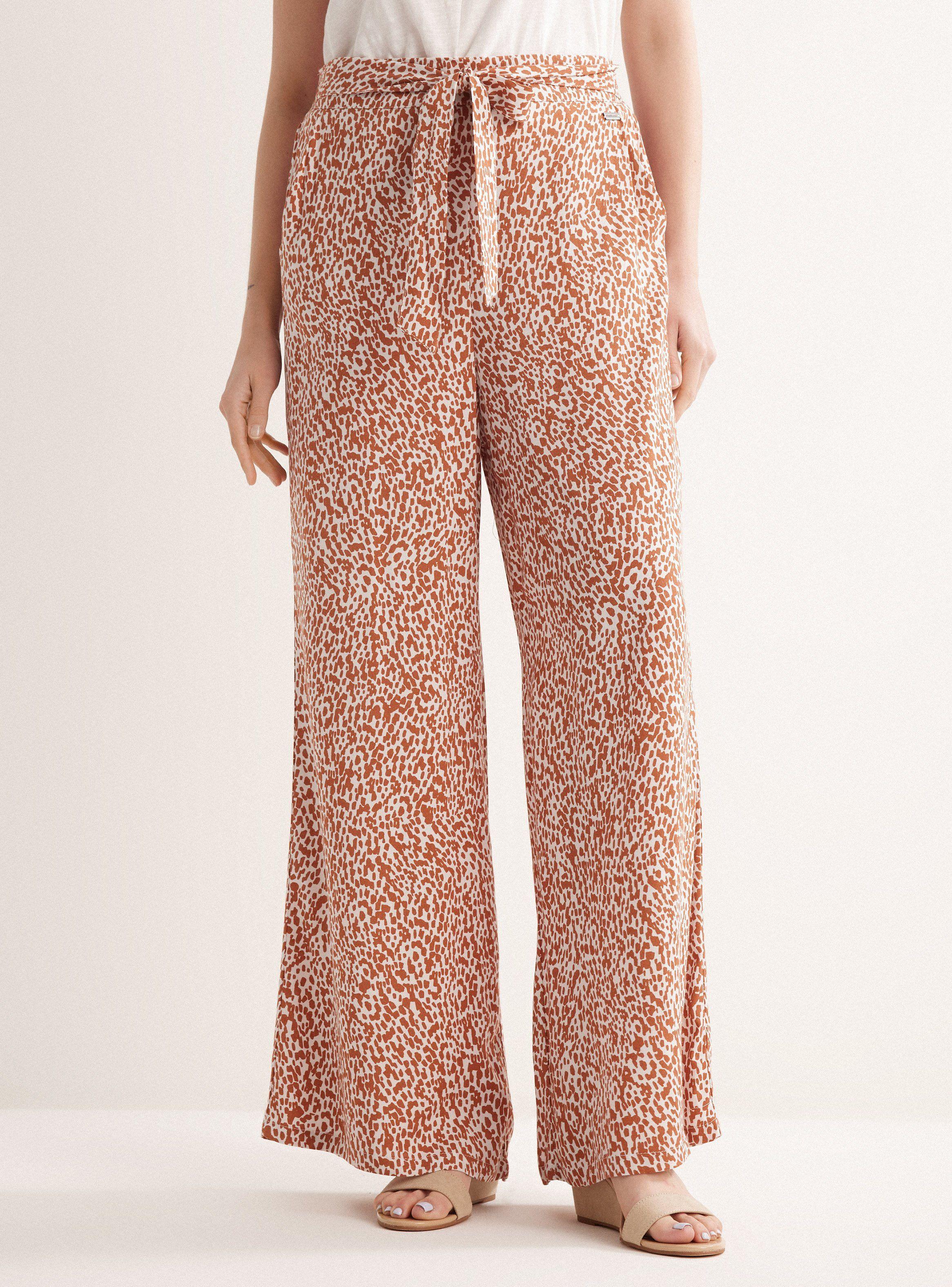 Pantalón Palazzo con Amarra Decorativa en Cintura-0