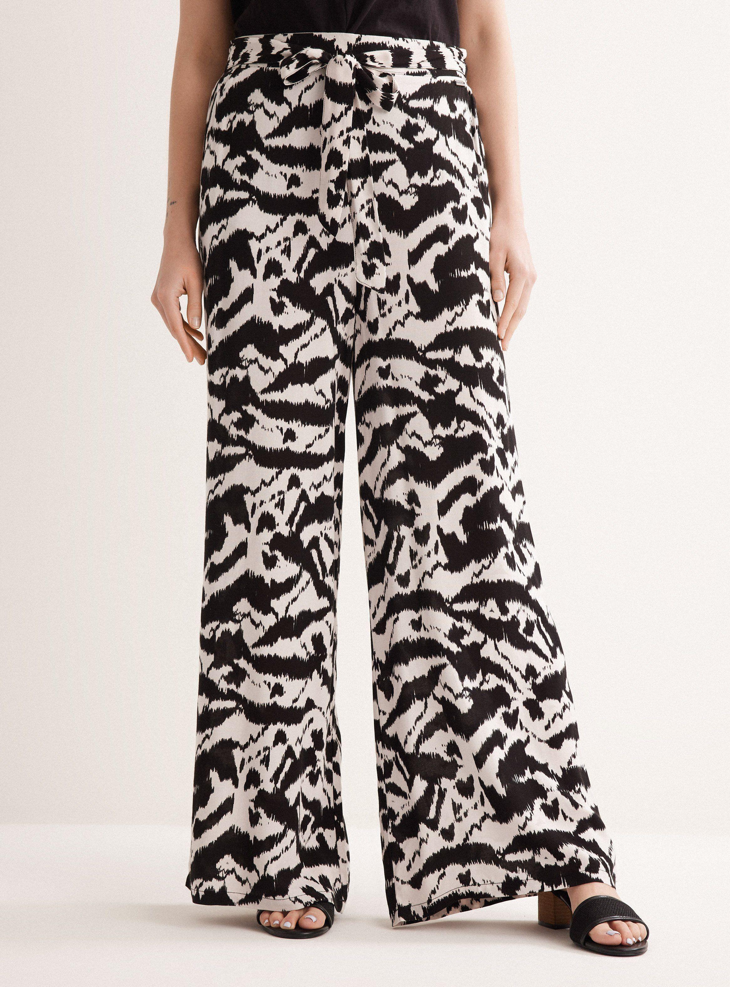 Pantalón Palazzo con Amarra Decorativa en Cintura-0