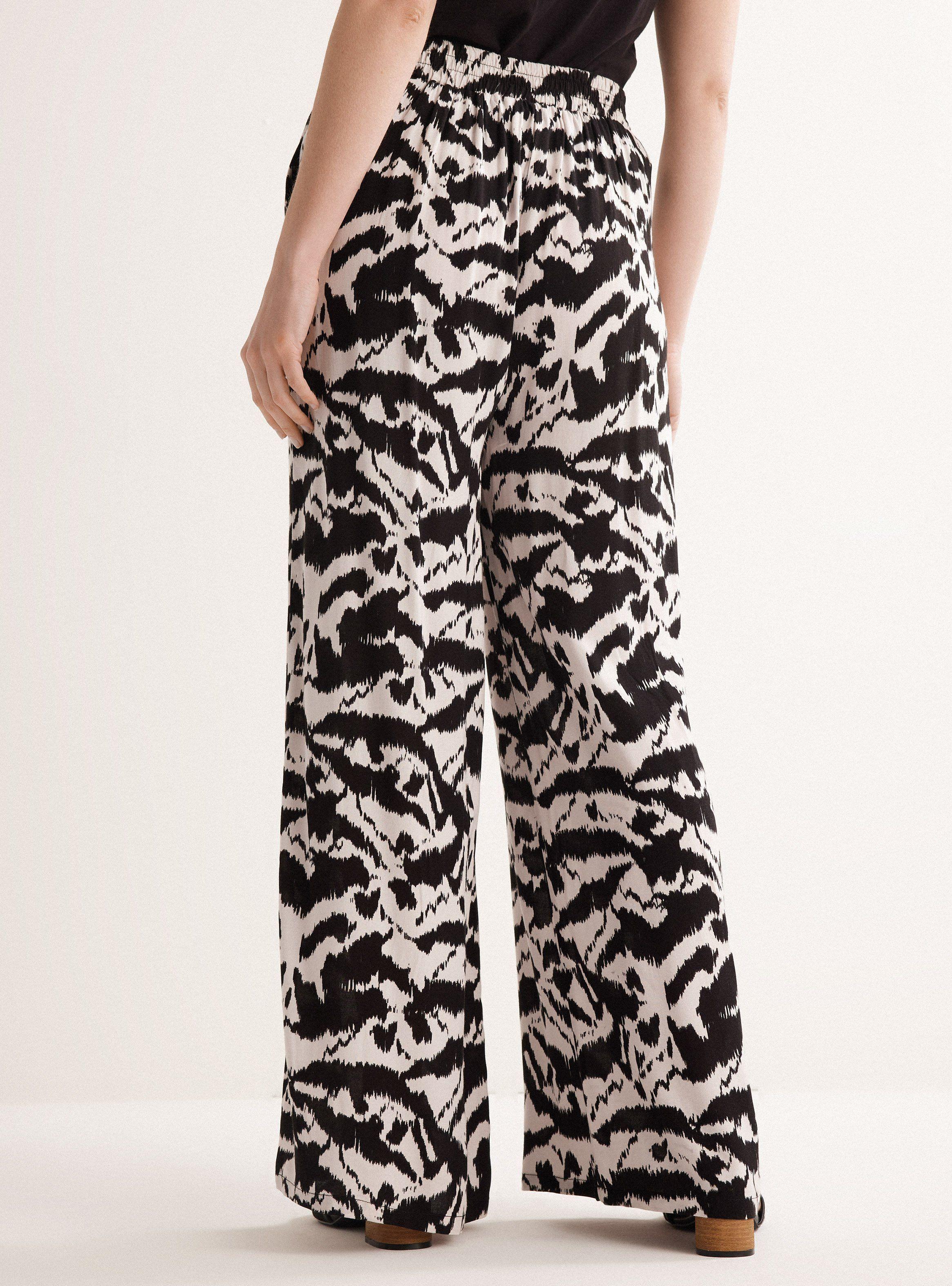 Pantalón Palazzo con Amarra Decorativa en Cintura-1