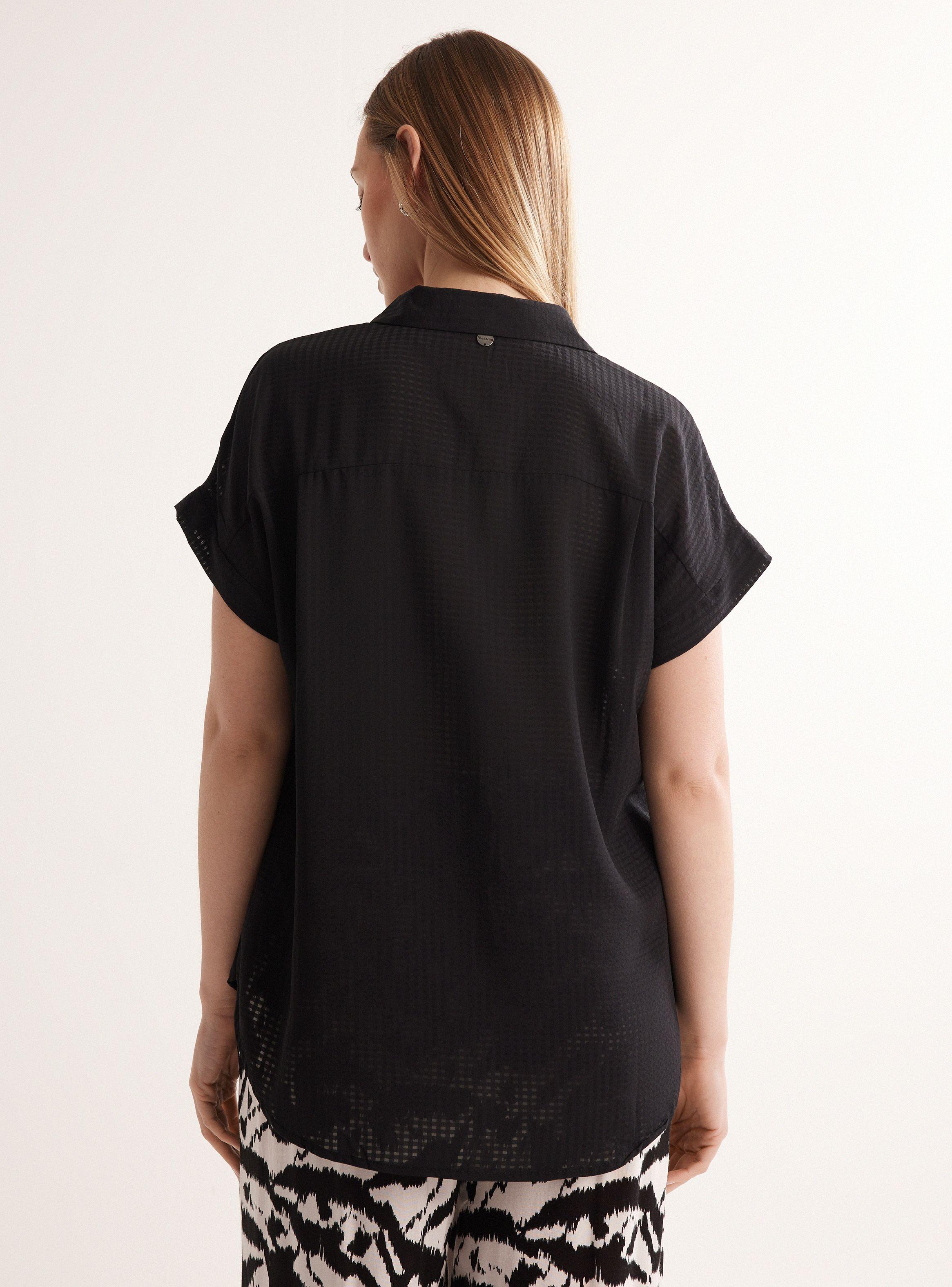 Blusa Bolsillo en Pecho-1