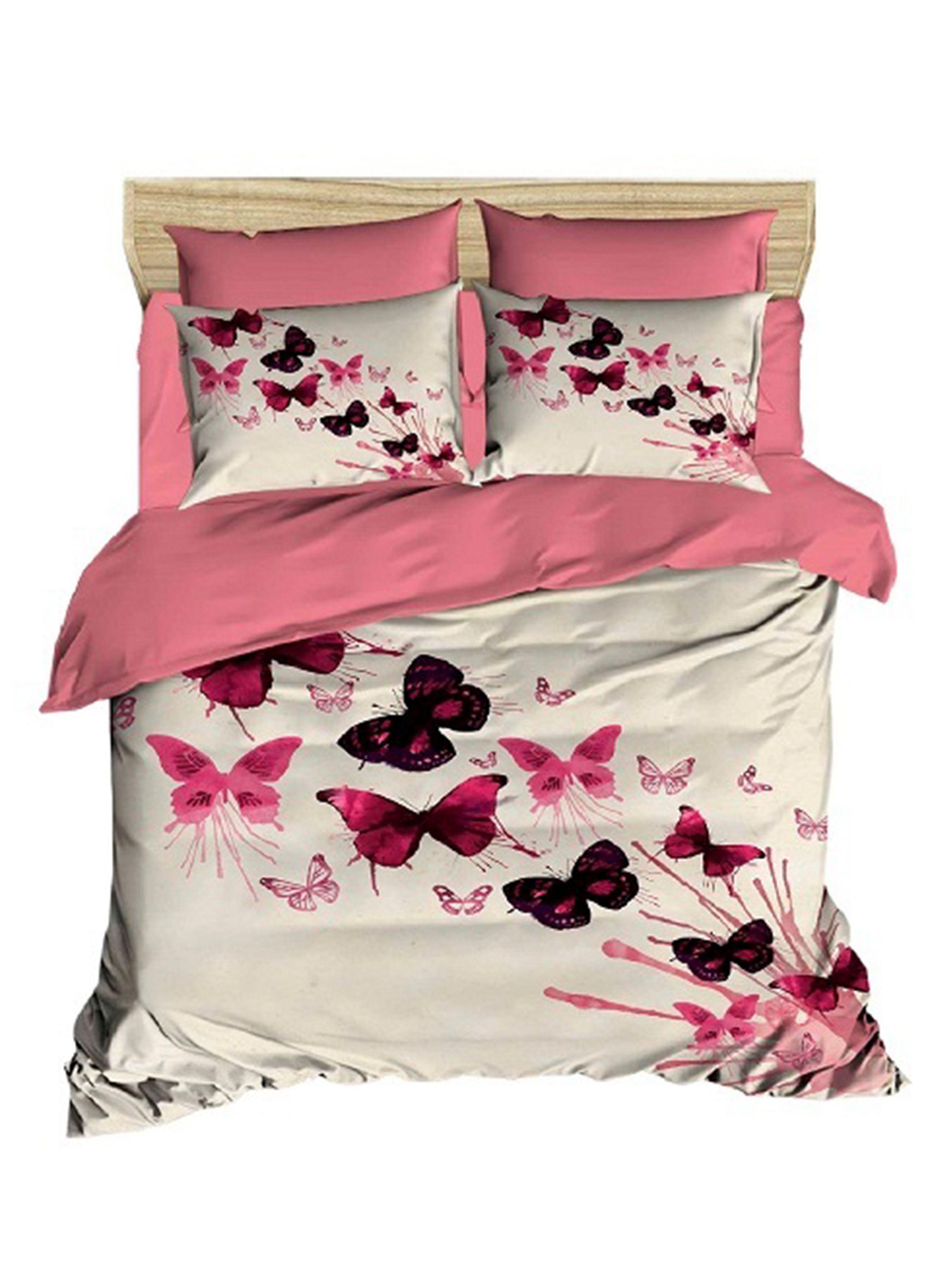 Set Ozinci Funda Plumón + Sábana 2 Plazas Ozinci Lola Rosado-0