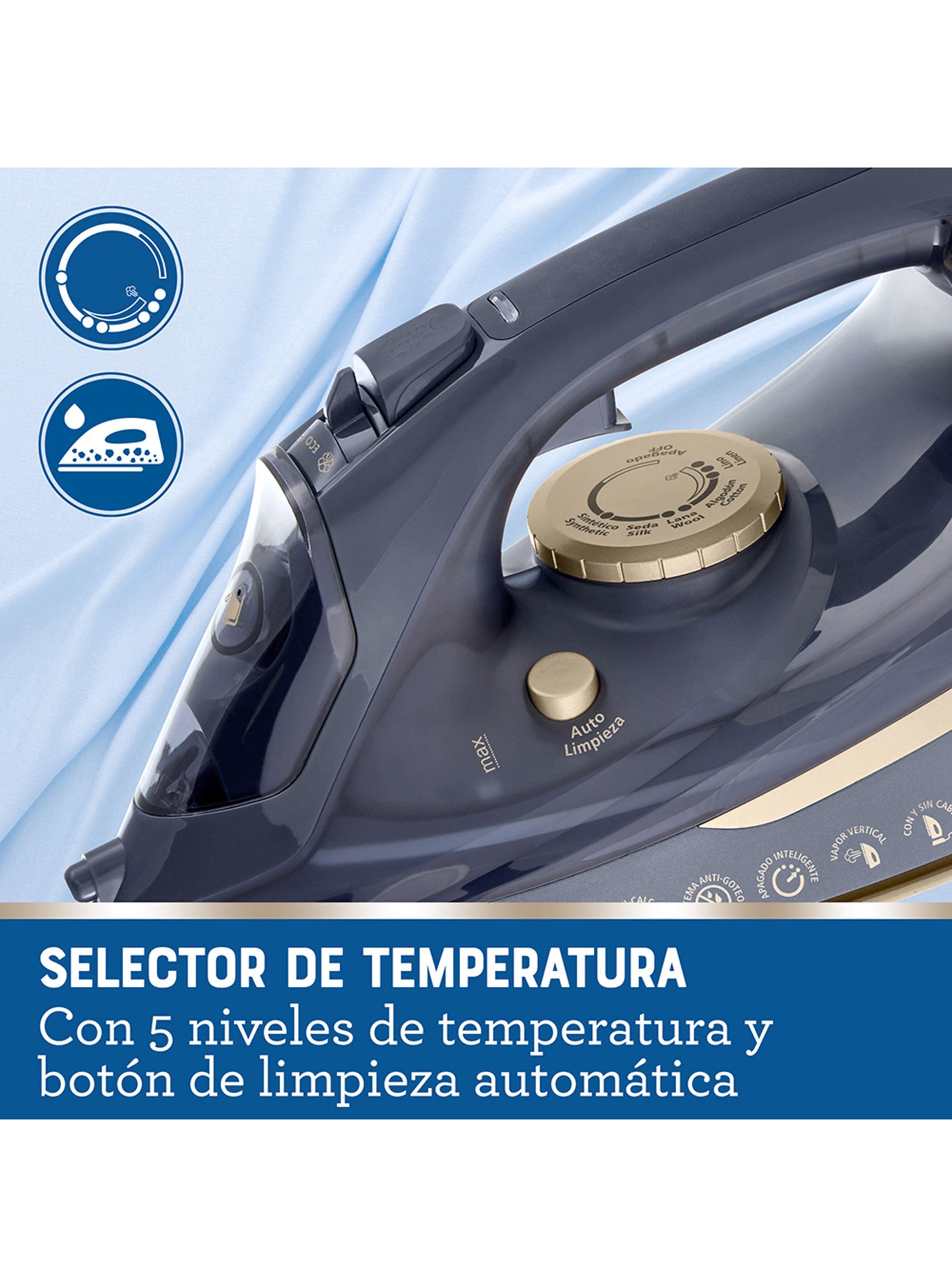 Plancha a Vapor Inalámbrica 2 en 1 Cerámica GCSTCC5000 Azul-8