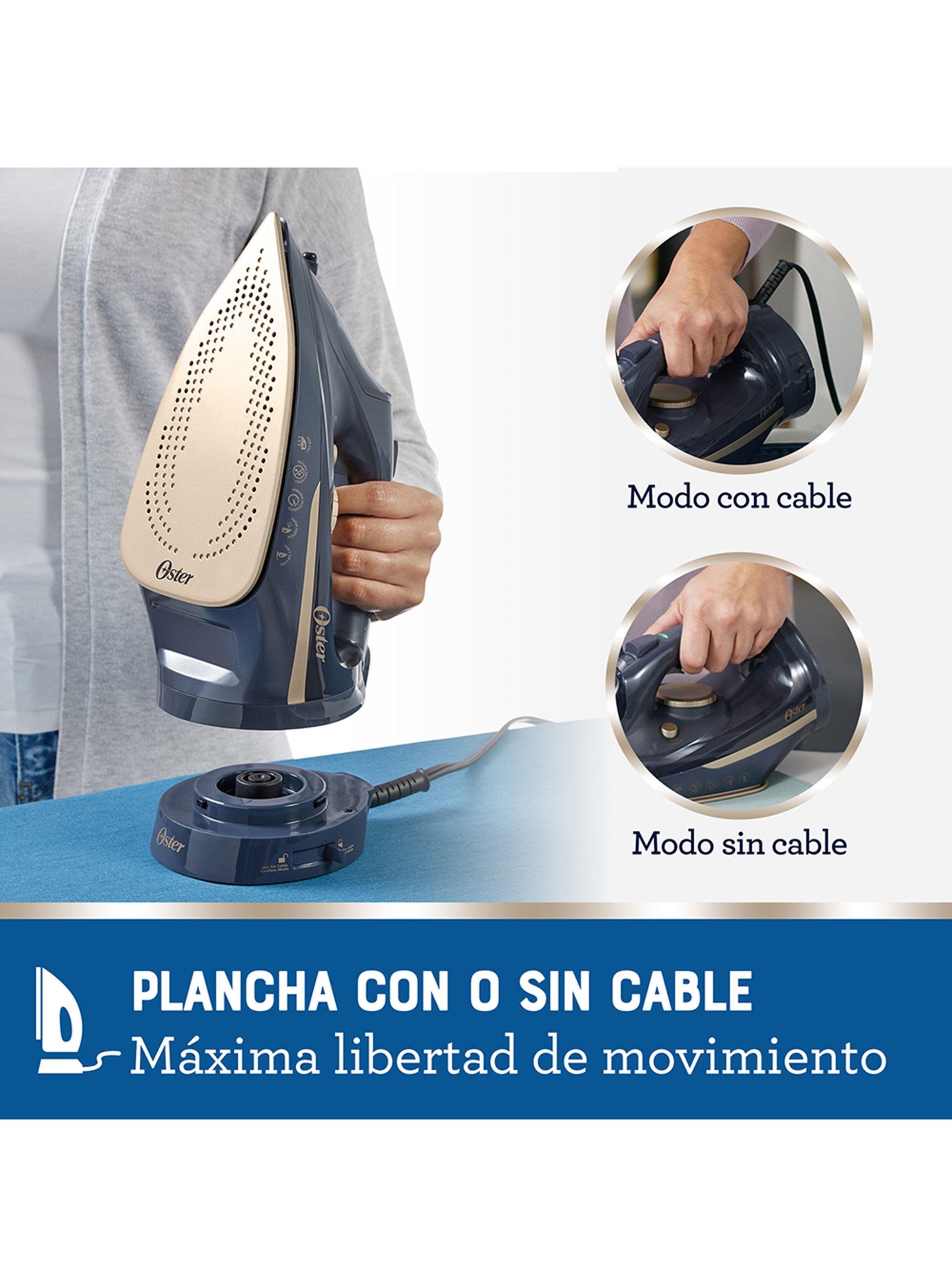 Plancha a Vapor Inalámbrica 2 en 1 Cerámica GCSTCC5000 Azul-5