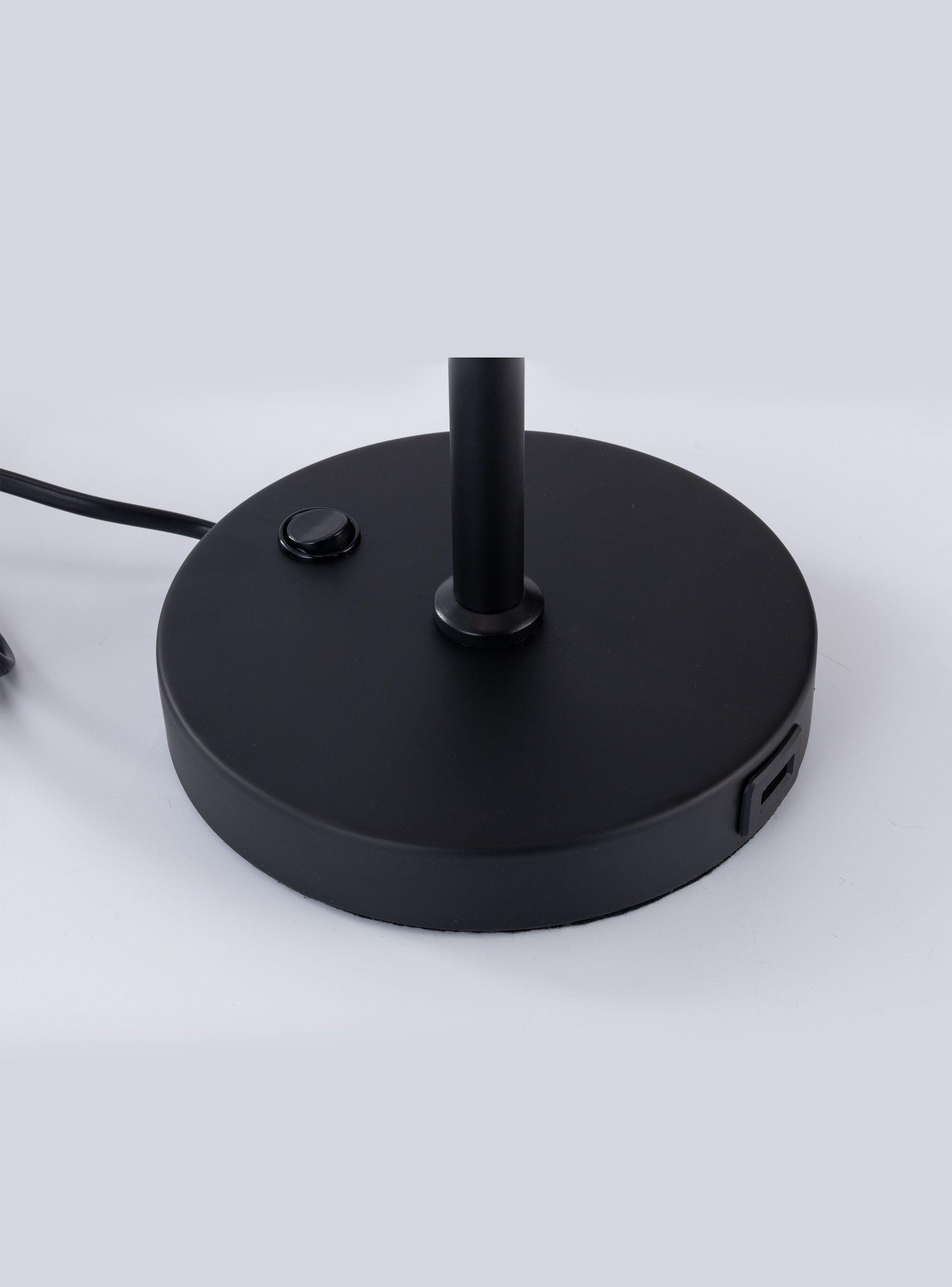 Lámpara Sobremesa USB Negro-3