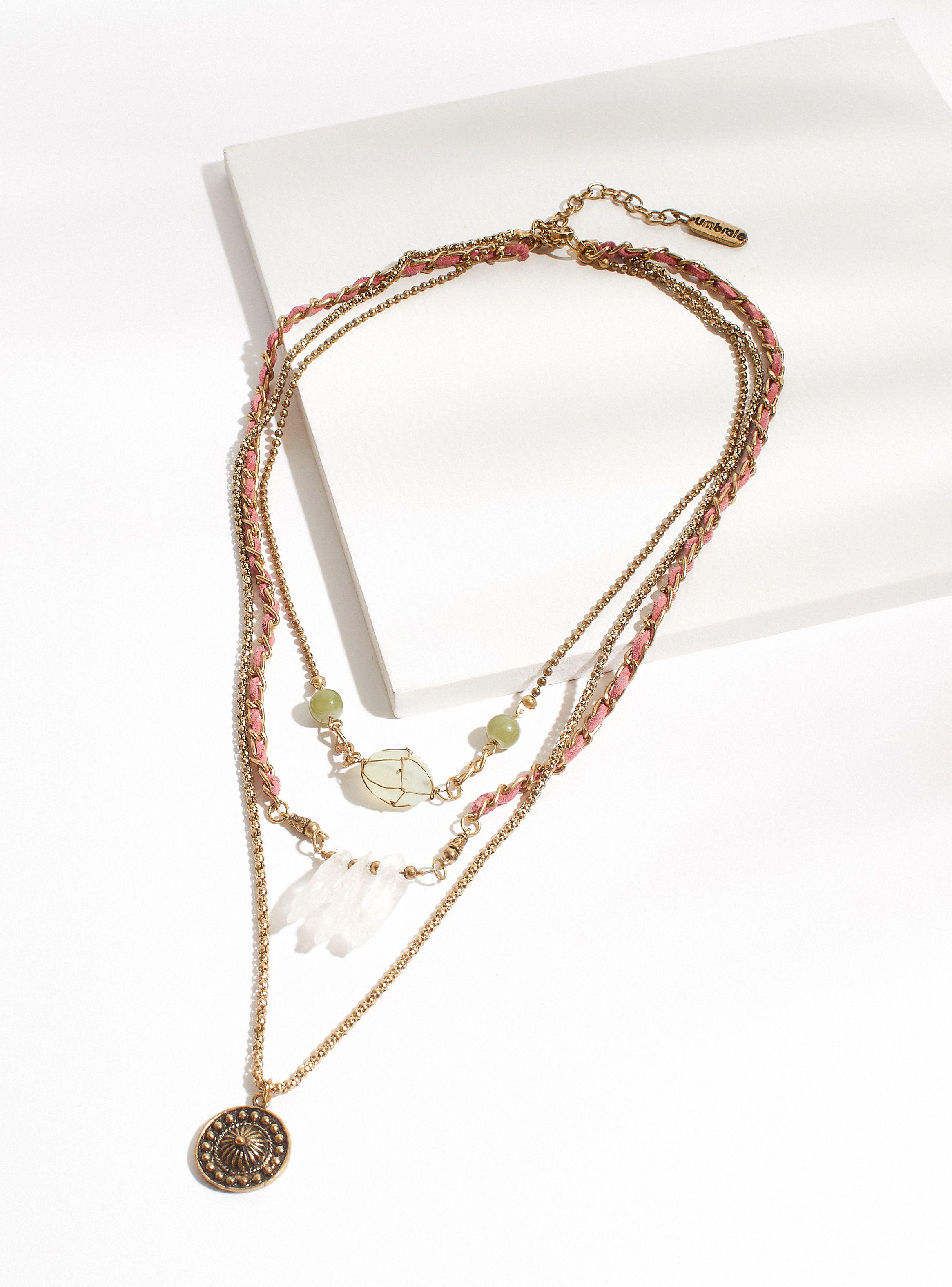 Collar Cuarzo Hilo Mujer-0