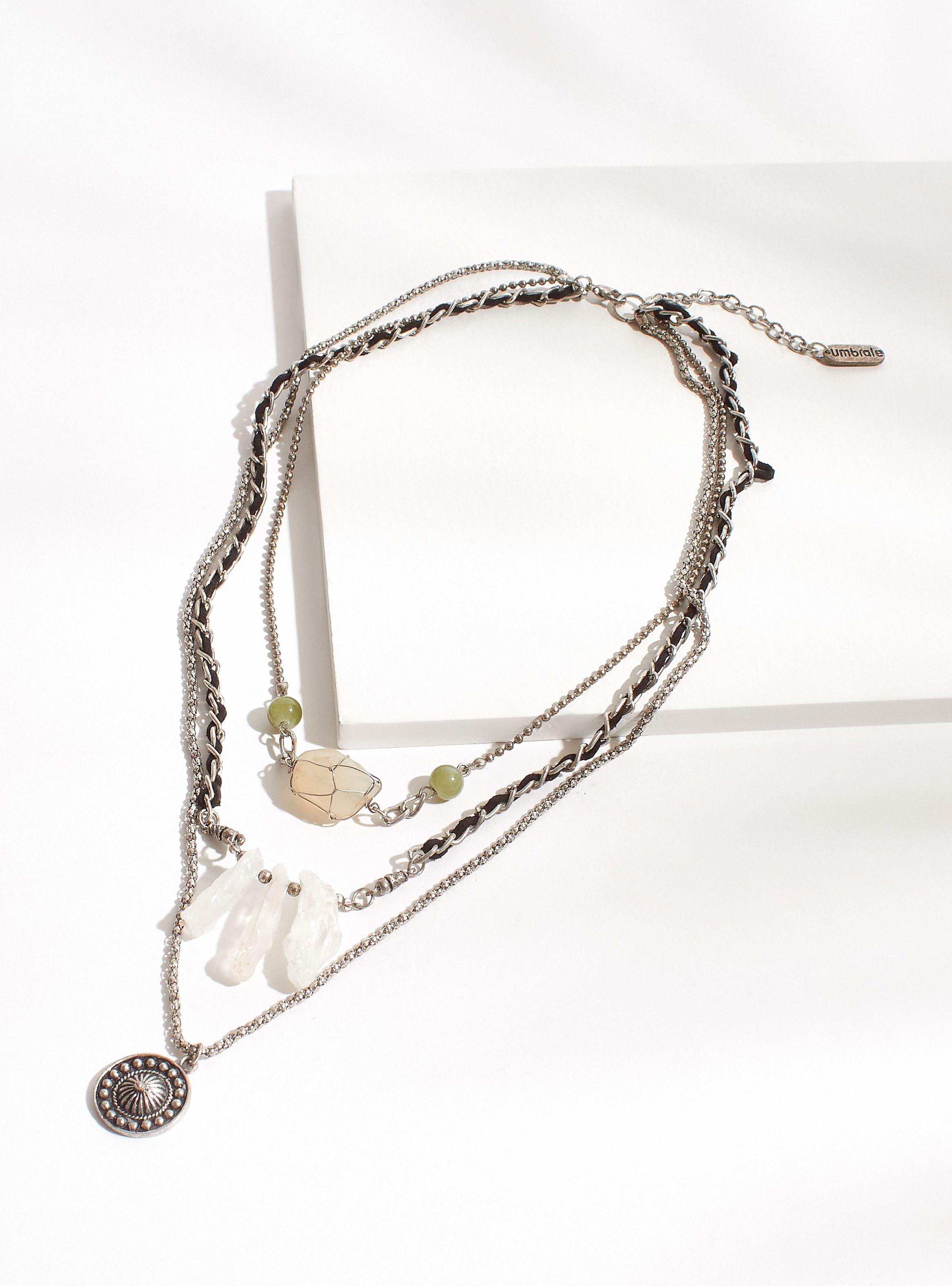 Collar Cuarzo Hilo Mujer-0