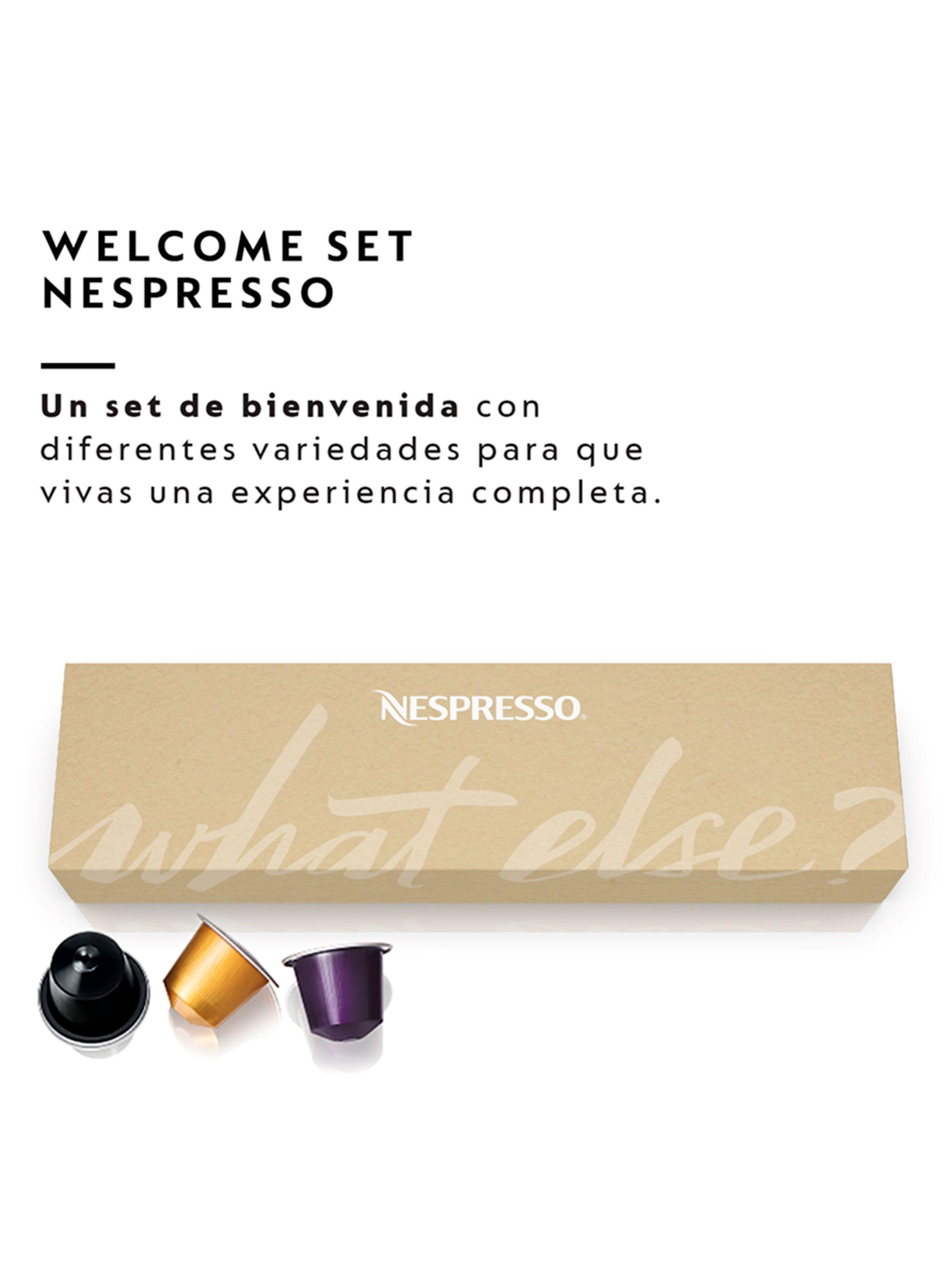 Cafetera de Cápsulas Inissia Negra + Espumador de Leche Aeroccino 3-7