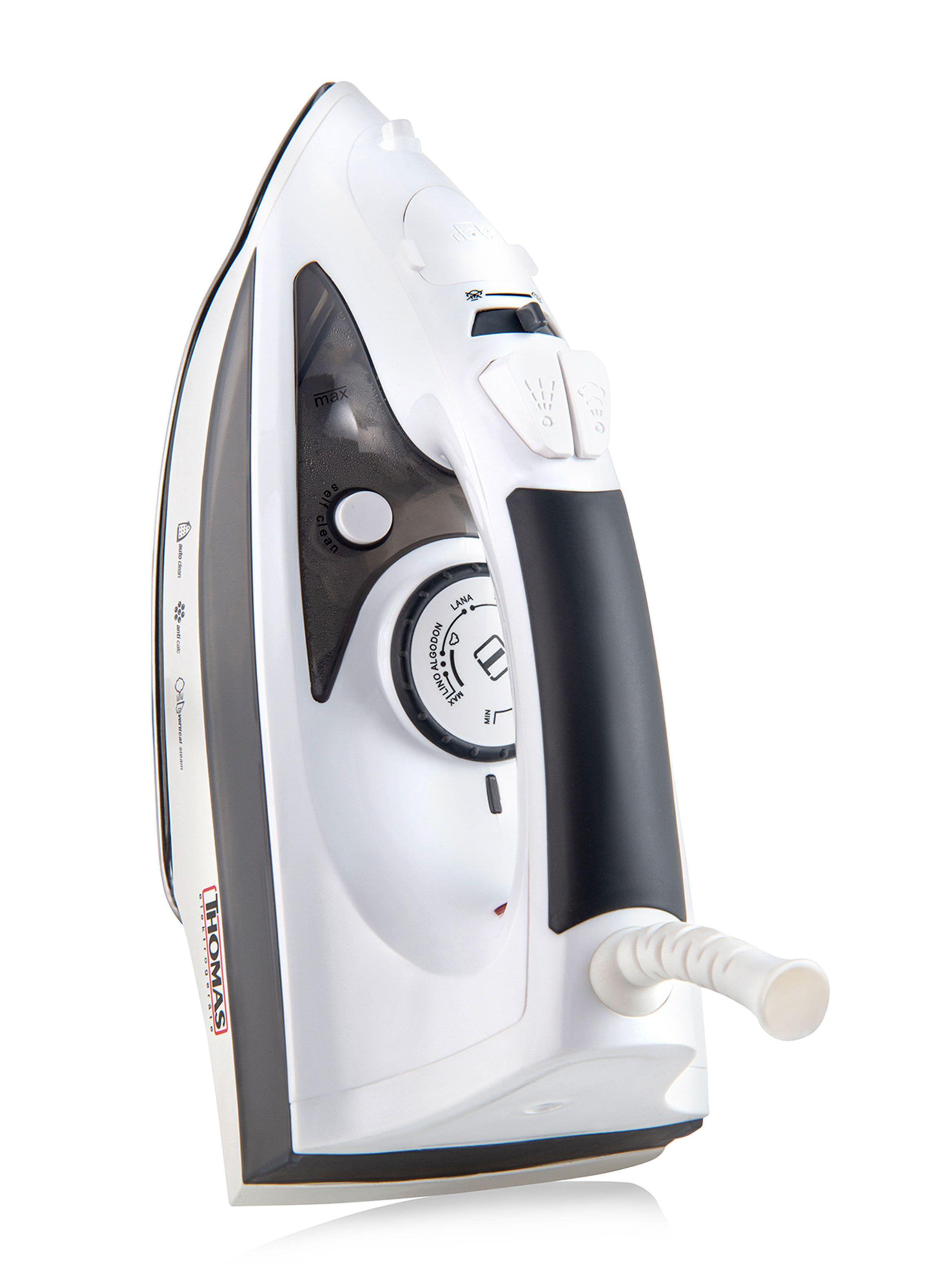 Plancha a Vapor 2000W TH7052 Blanco y Gris-5