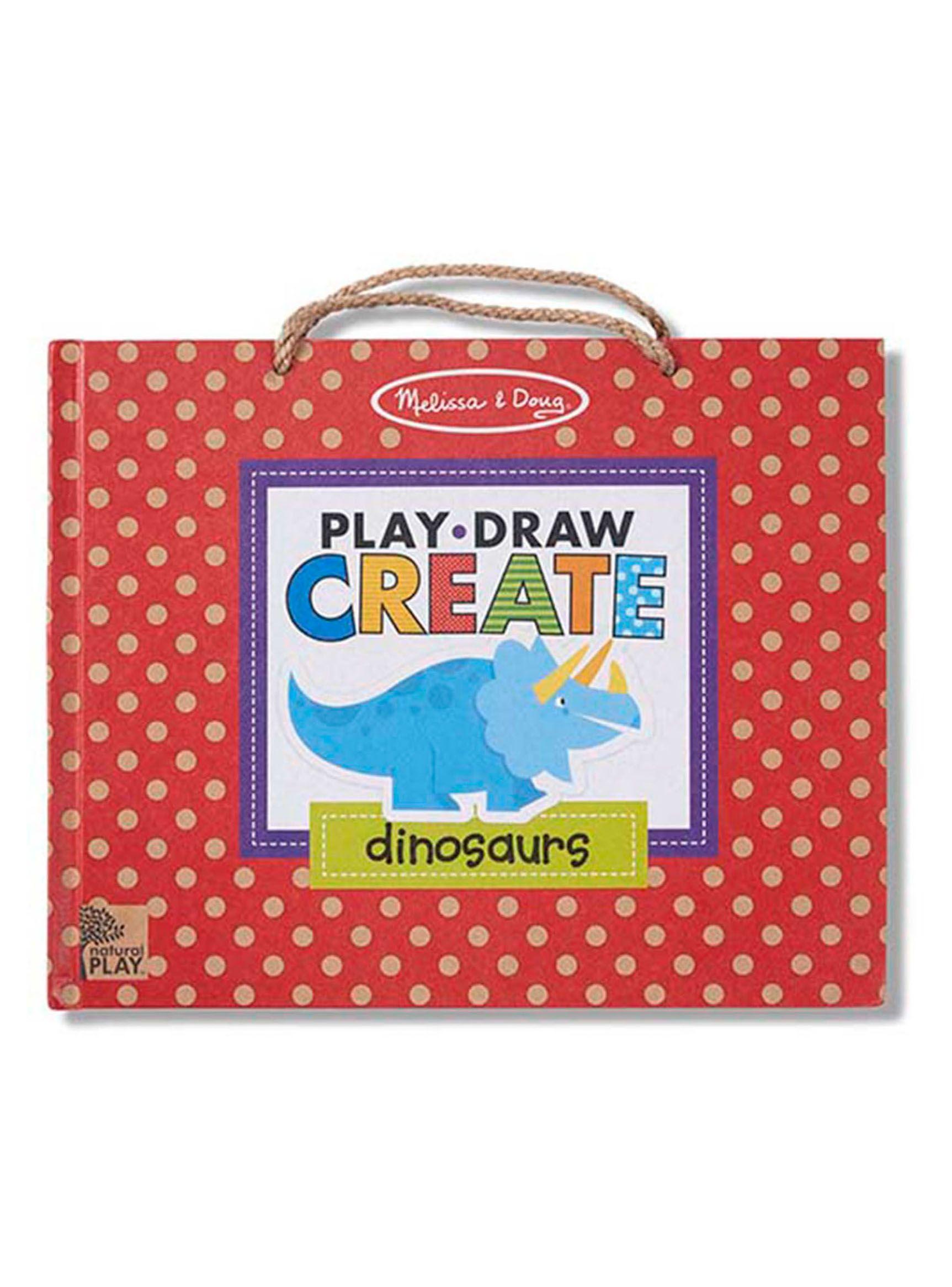 Melissa & Doug Juega, dibuja y crea - Dinosaurios Caramba-0