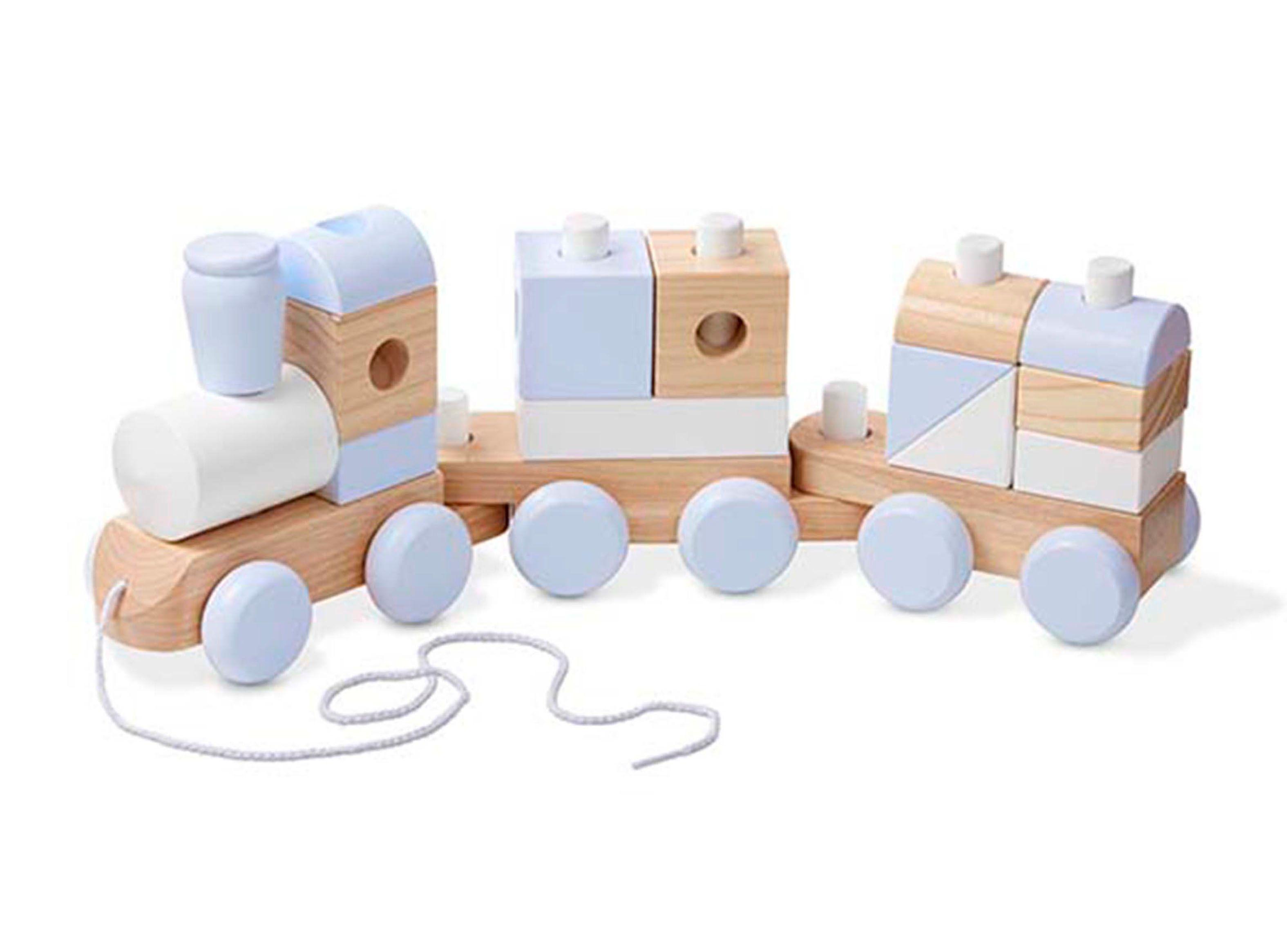 Melissa & Doug Tren de Madera Jumbo Natural Caramba-0