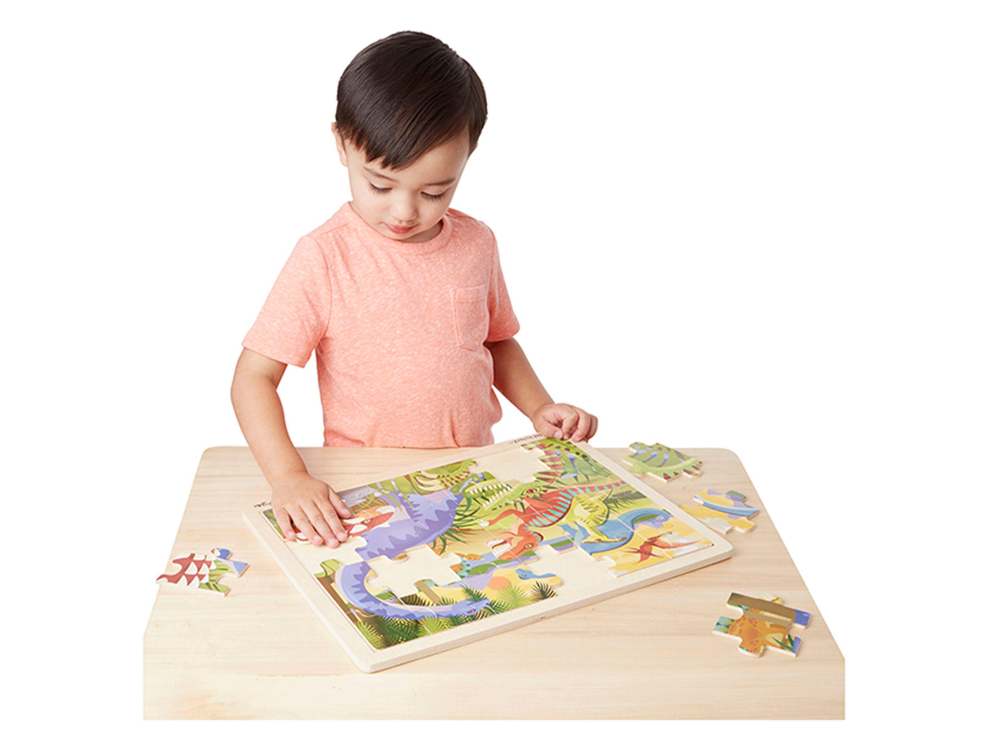 Melissa & Doug Puzzle enmarcado - Dinosaurios (24 piezas) Caramba-1