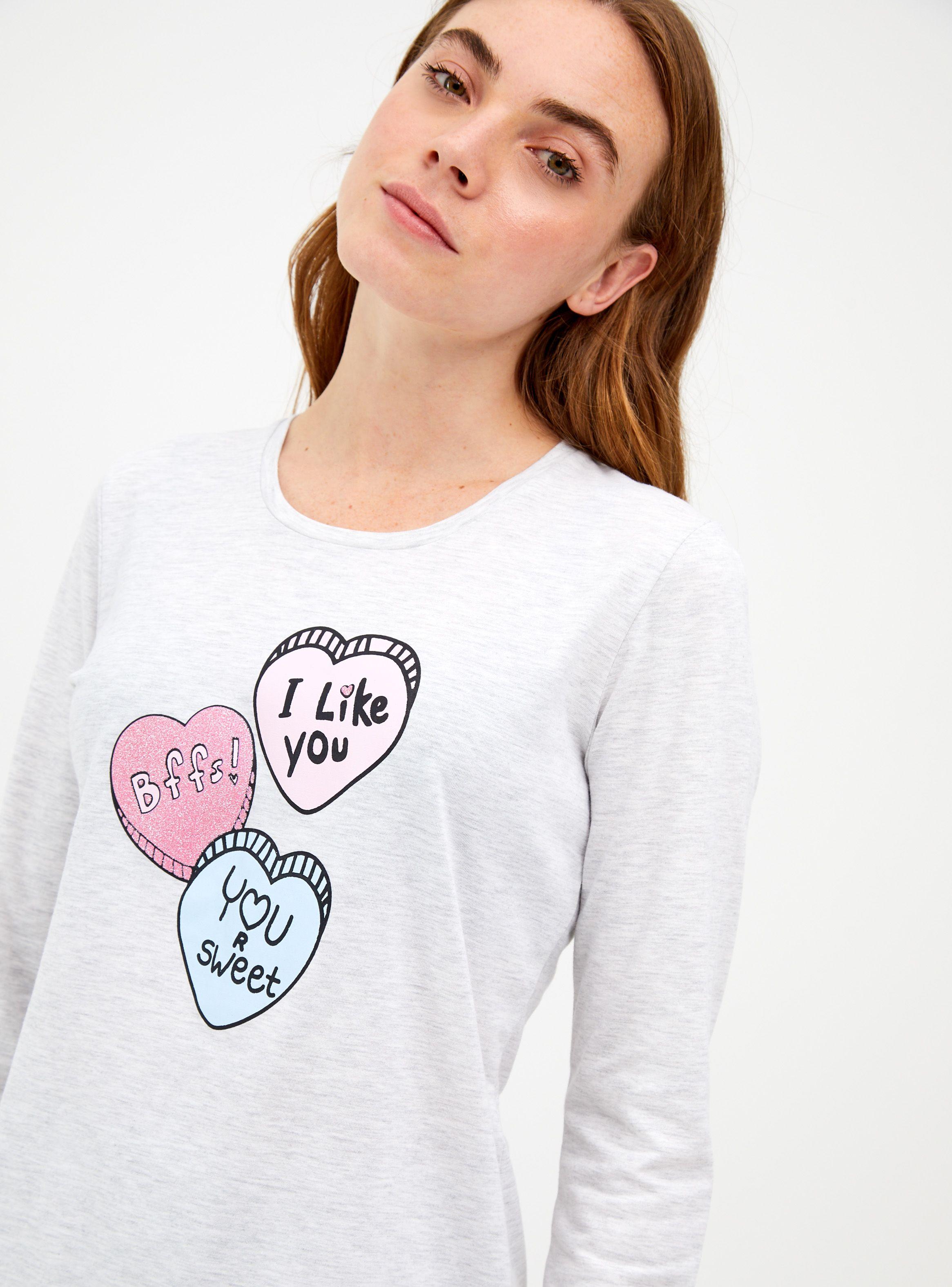 Polera Opposite Pijama Mix & Match Manga Larga Opposite-2