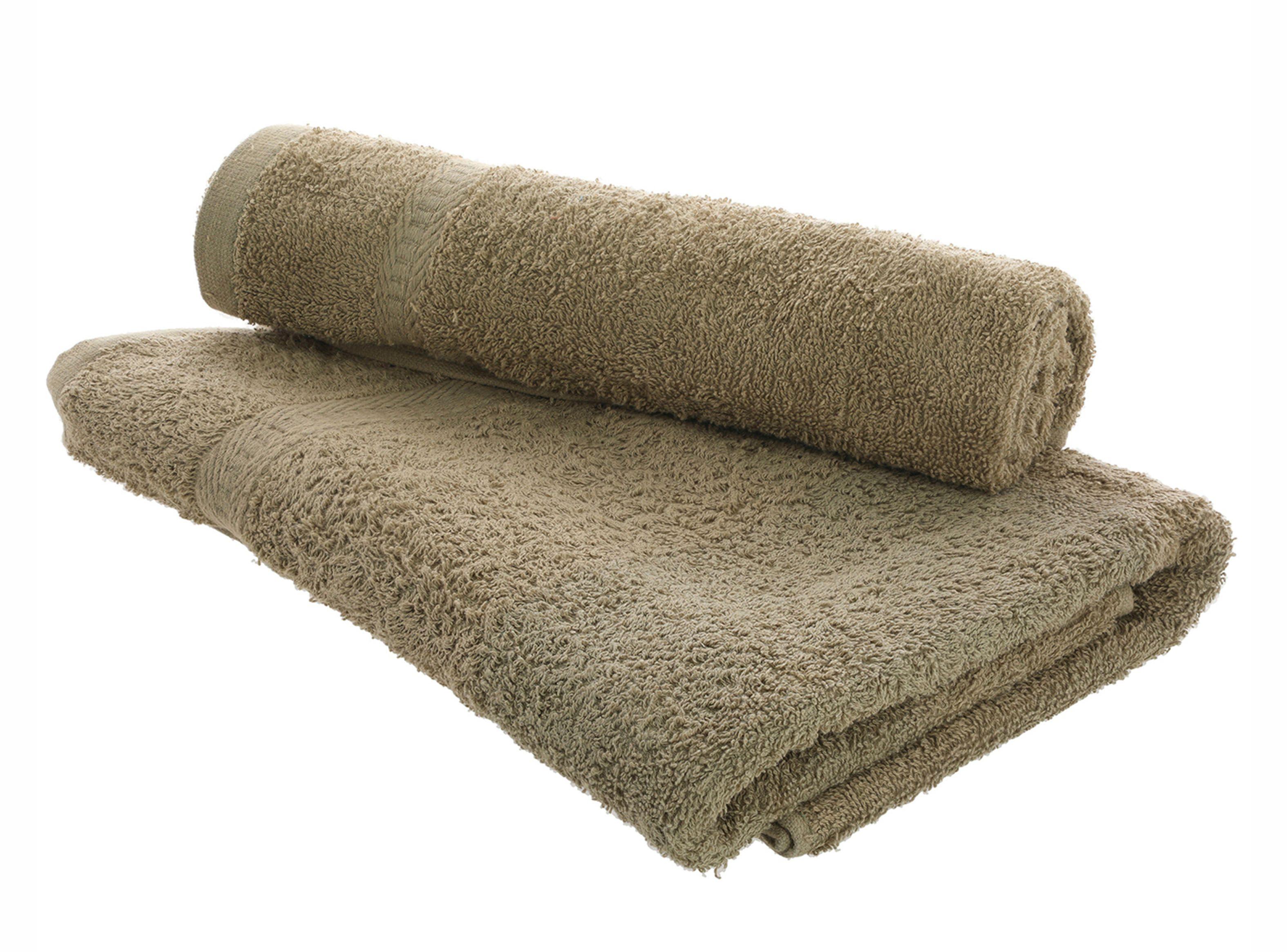 Set Toalla Baño + Toalla Mano Verde Oscuro Sueño Blanco-1