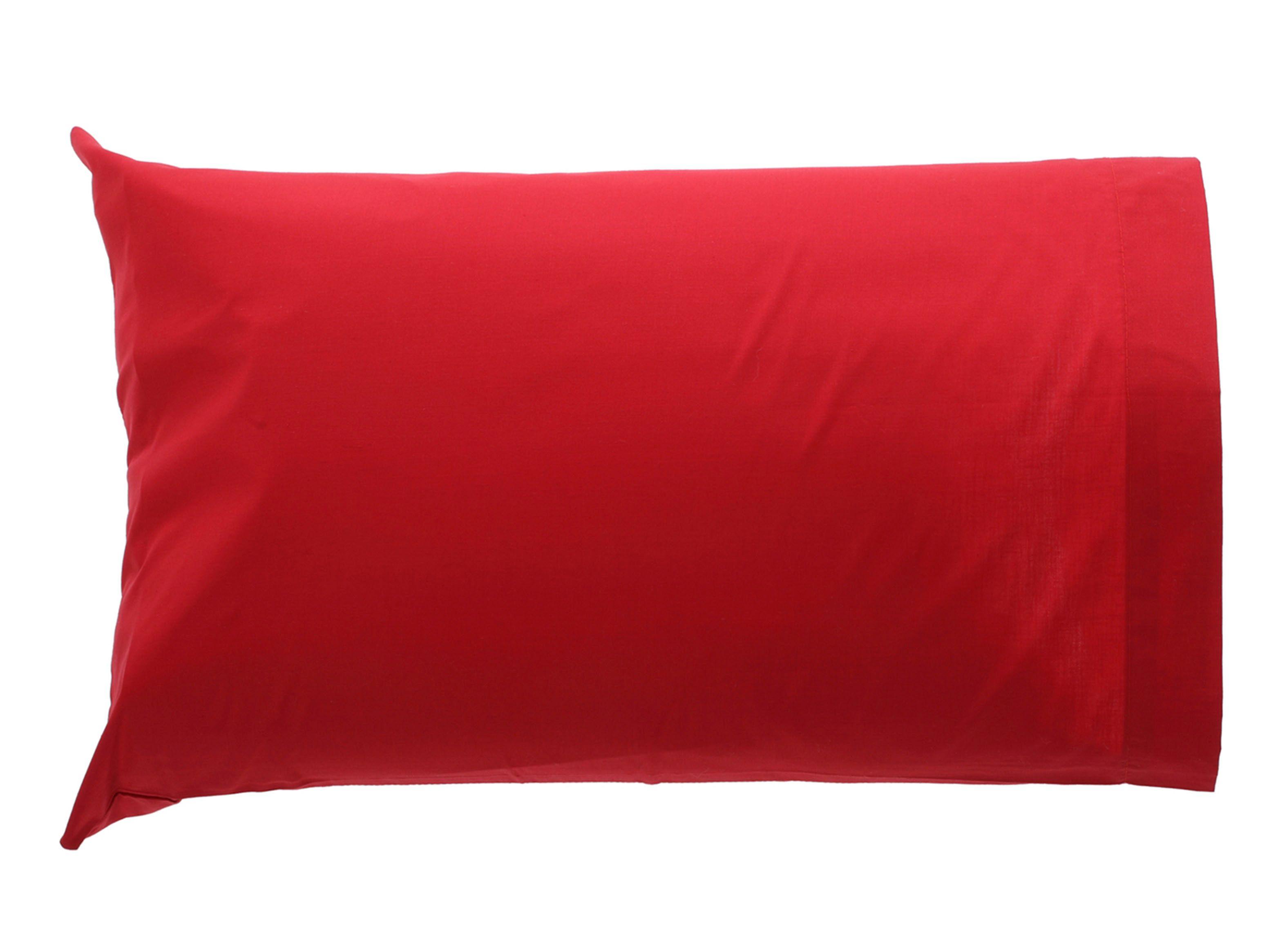 Set Sueño Blanco 2 Fundas de Almohada 50 x 70 cm Roja-2