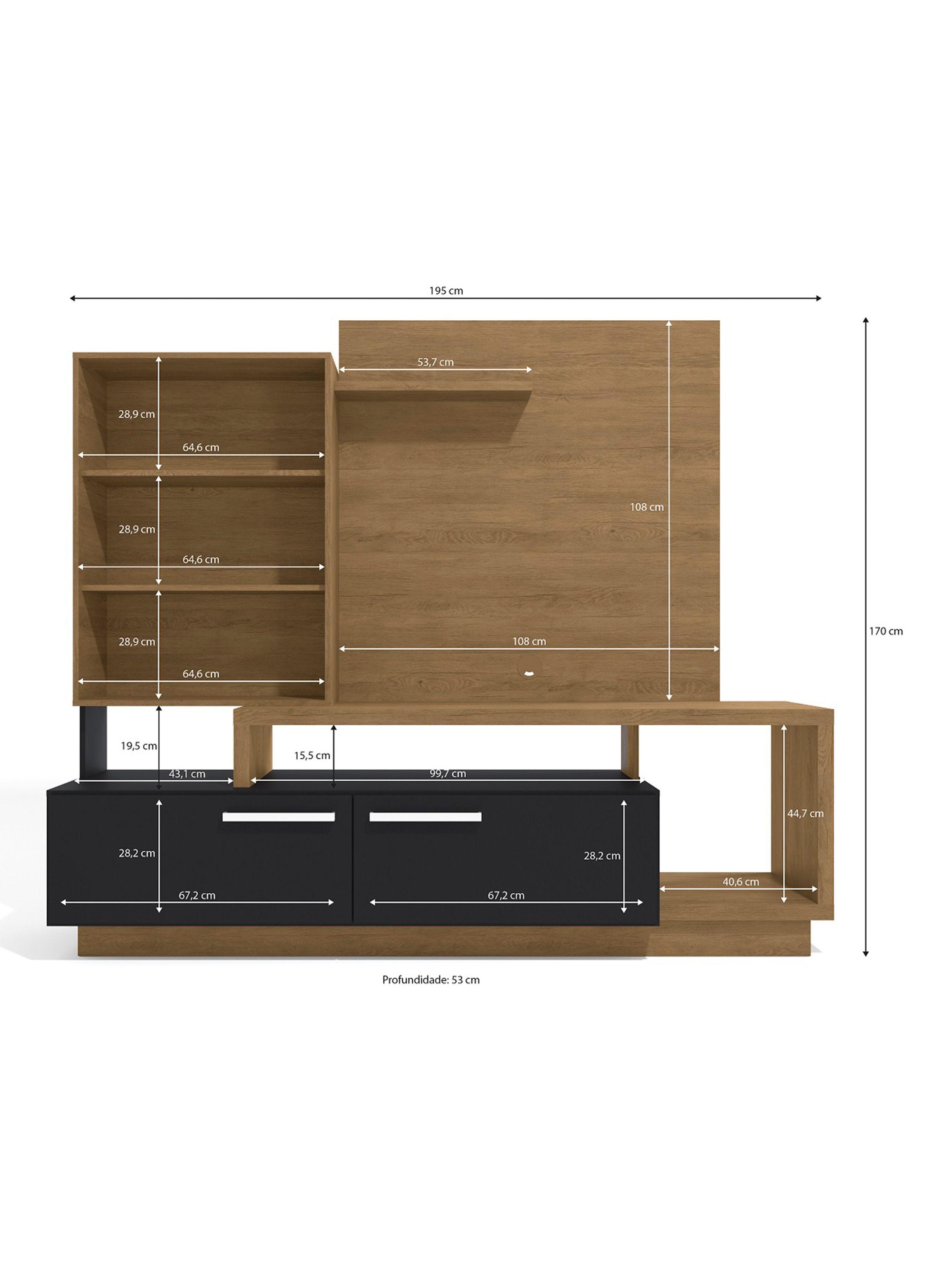 Home TV 56" Modelo S965-1