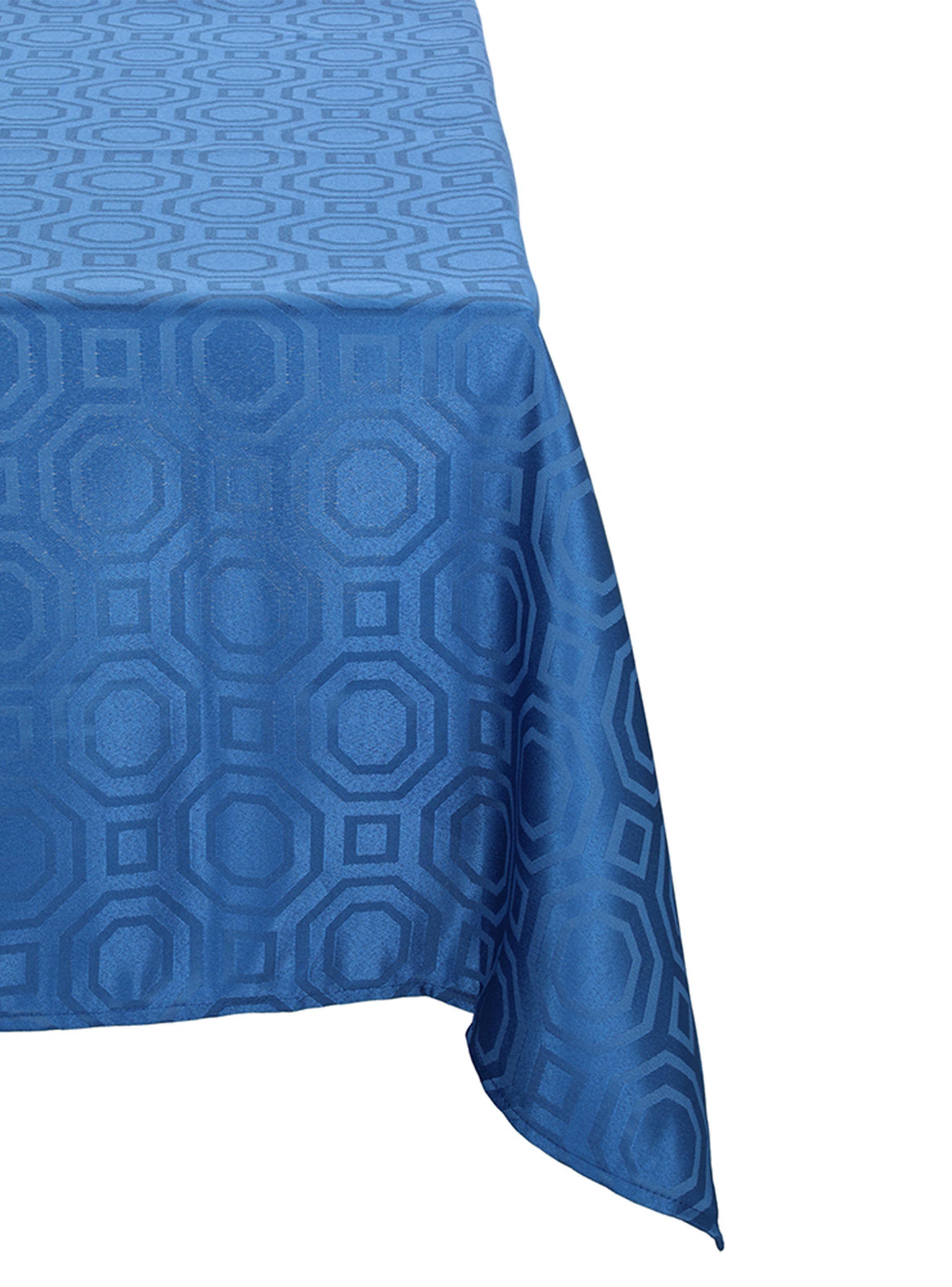 Mantel Sueño Blanco Cuadrado 150 x 150 cm Azul-0