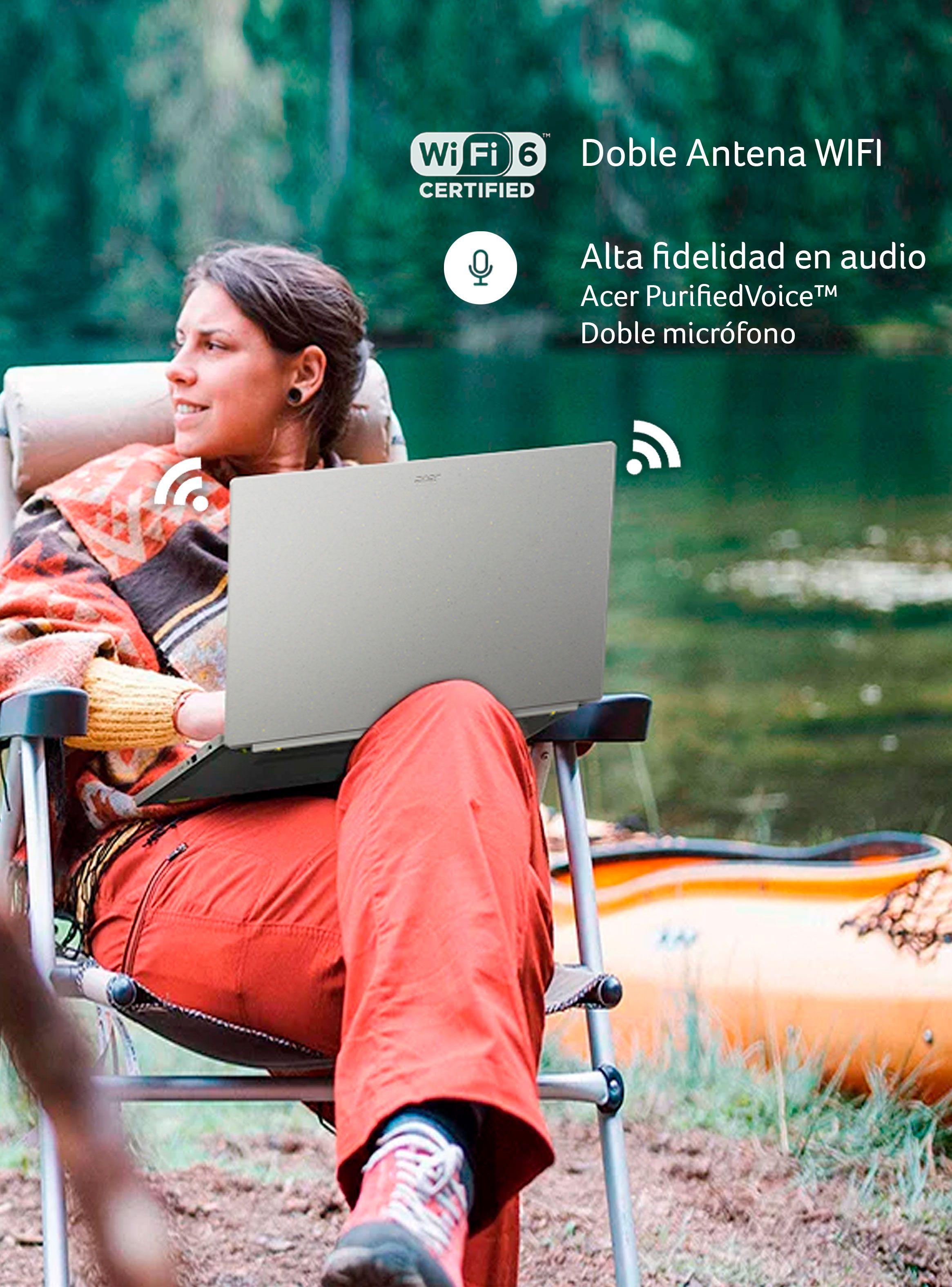 Notebook Aspire Vero AV14-51-50VP-1 Intel Core I5 12va Gen 8GB RAM 512GB SSD 14" FHD Grey-8