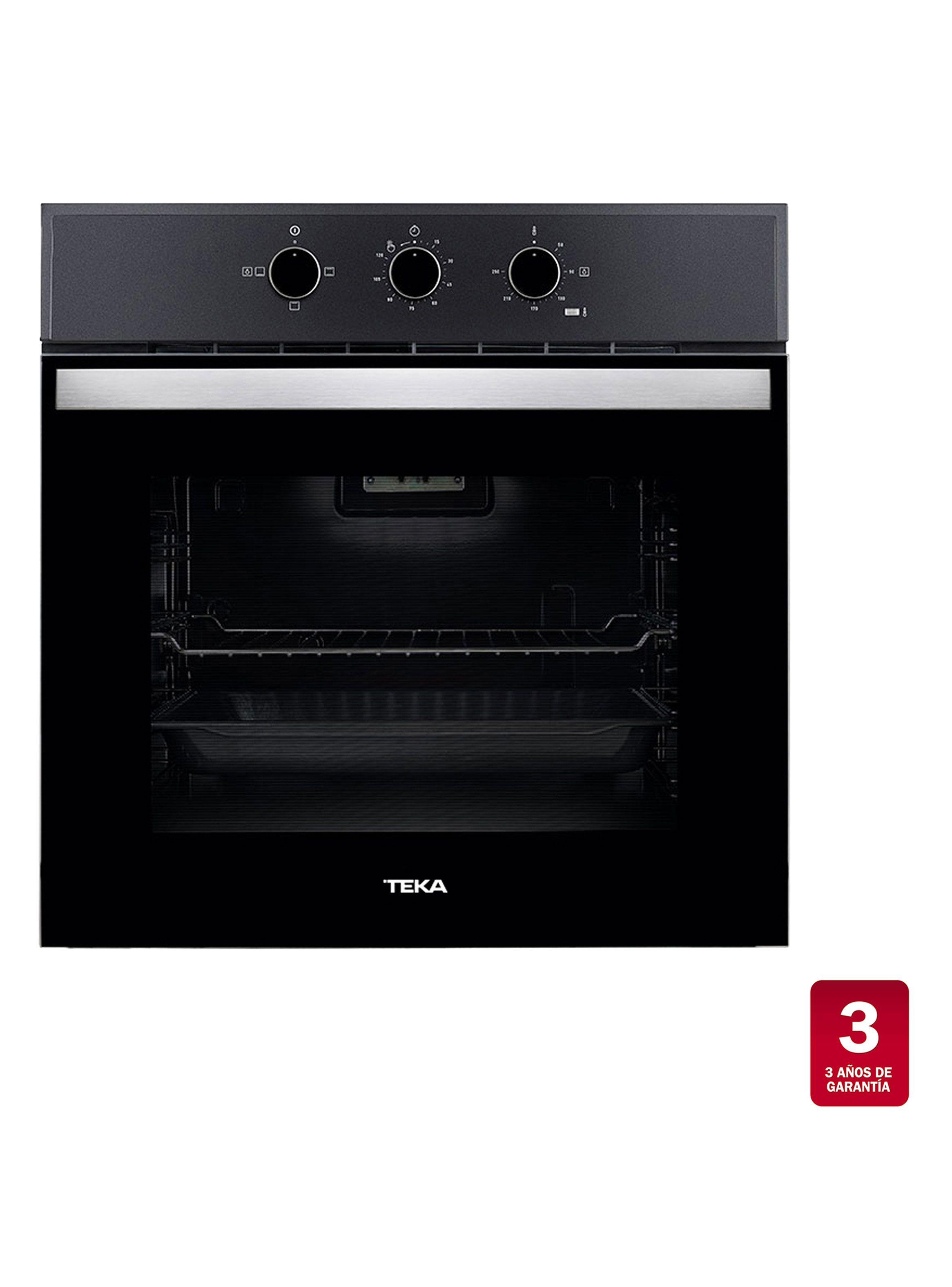 Kit Empotrable Horno Eléctrico HBB510 BK Negro + Encimera Cristal Gas GBC 64003 KBB BK + Campana DBB60 Negro-2