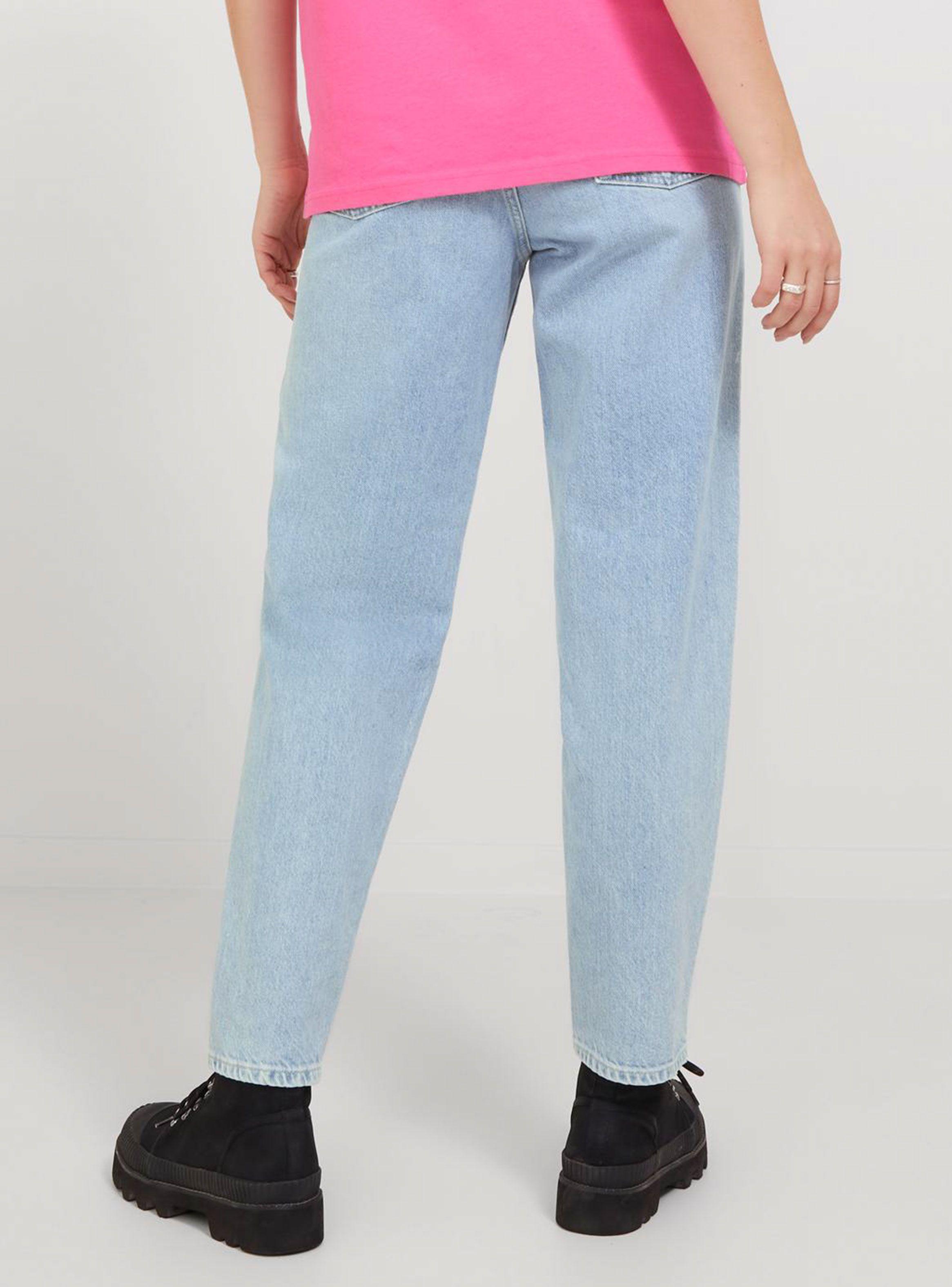 Jeans Tiro Medio Casual-1
