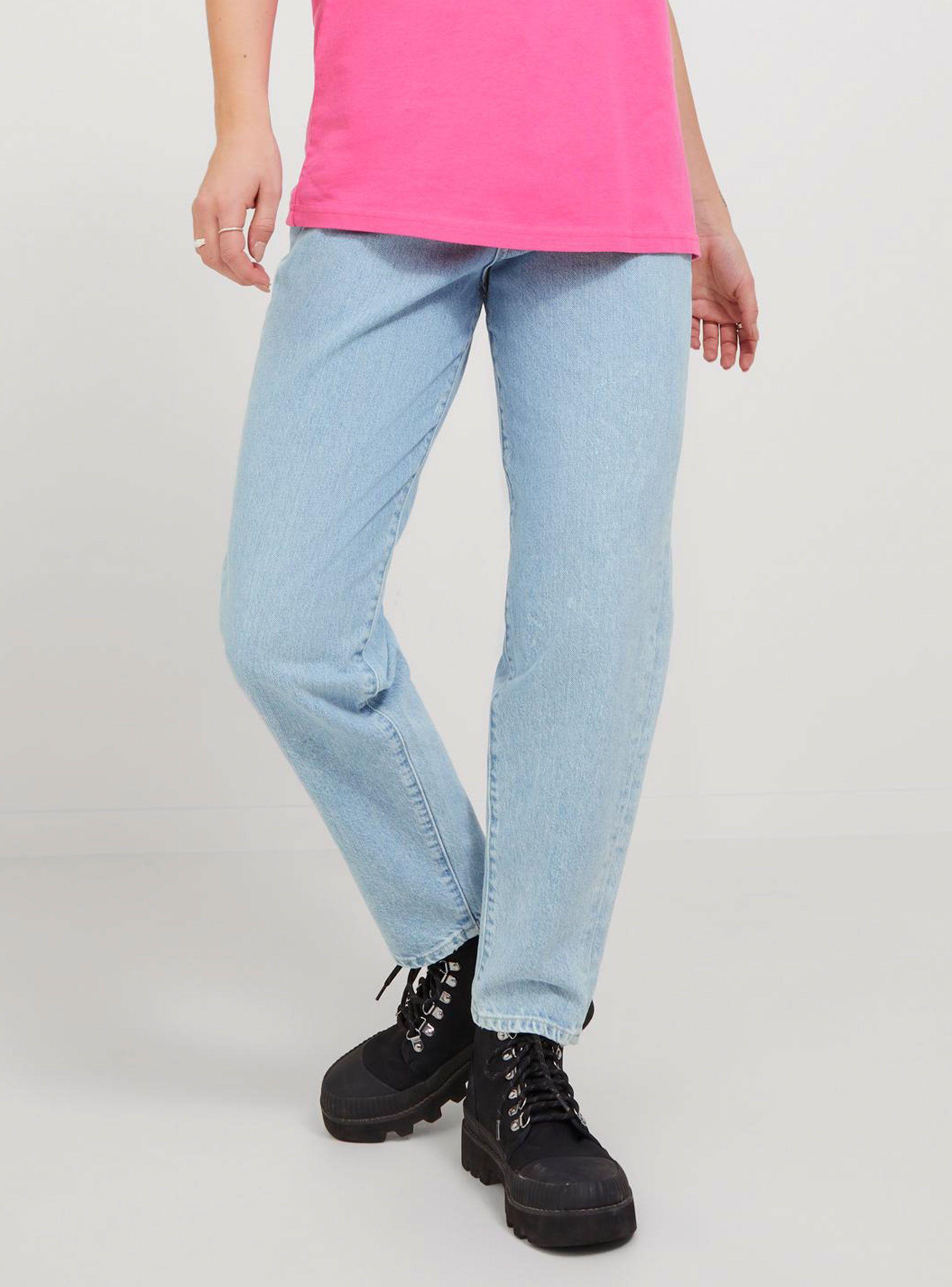 Jeans Tiro Medio Casual-0