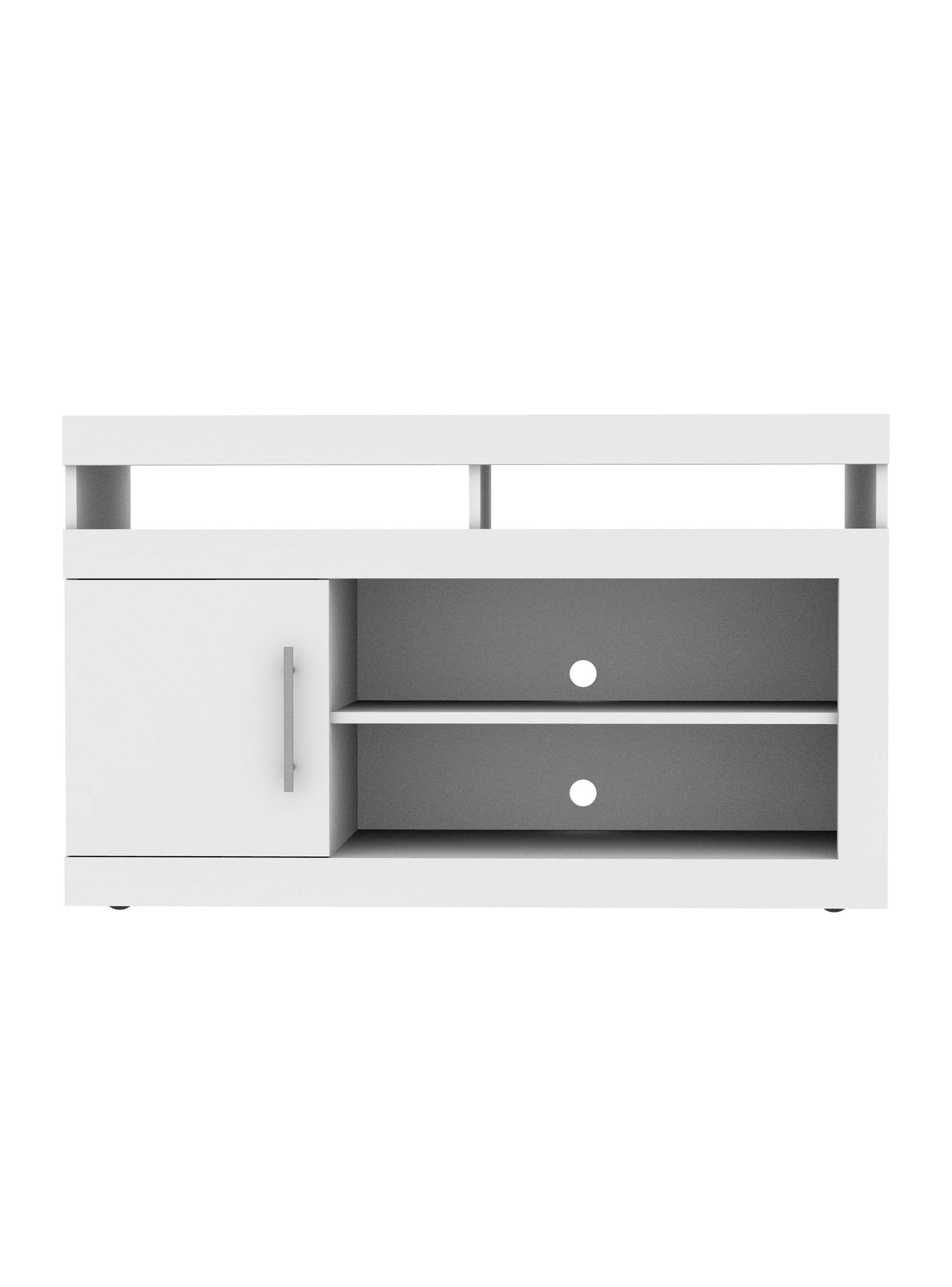 Rack Tv 43" 1 Puerta Ganges Blanco-0