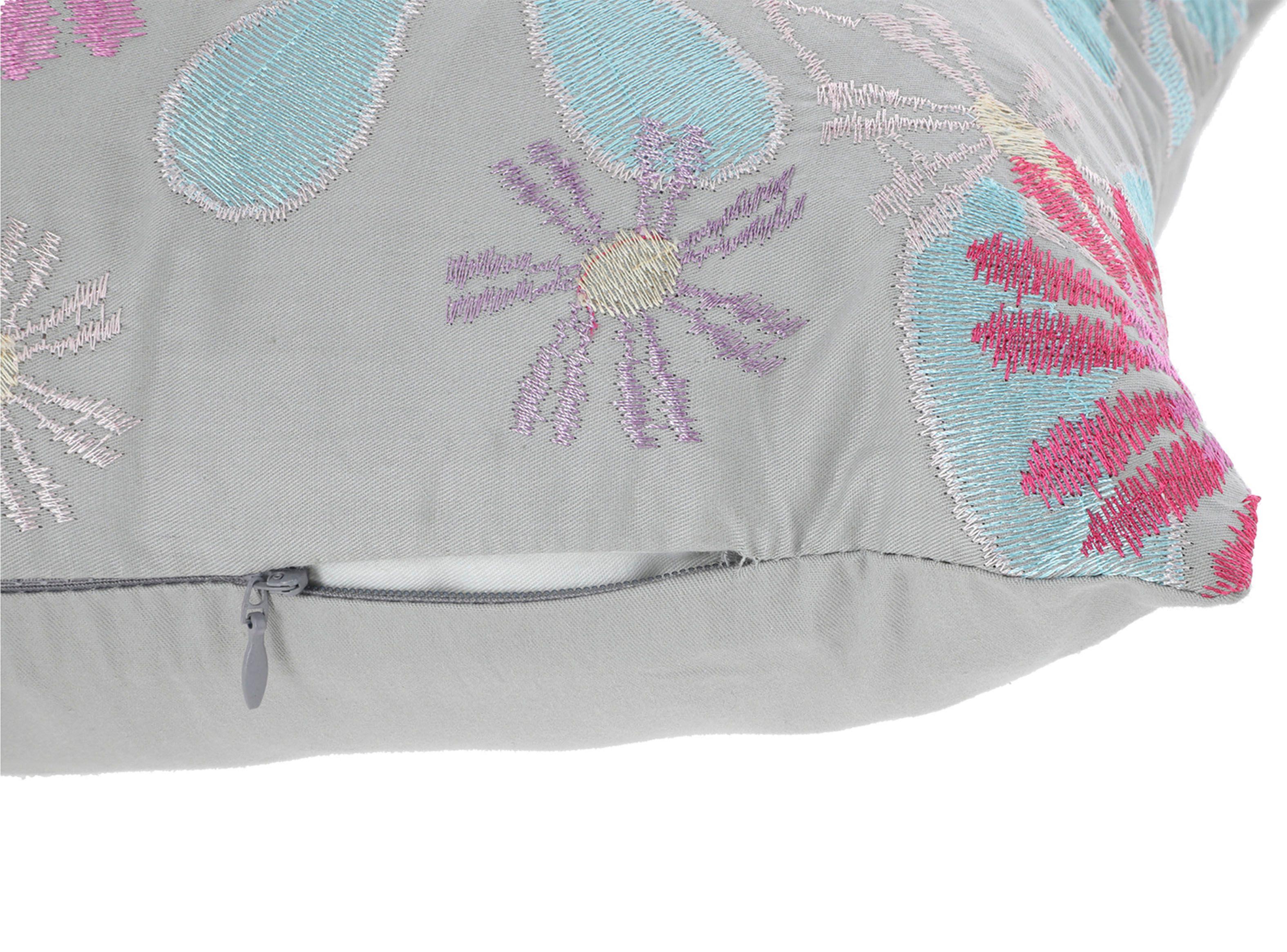 Cojín Sueño Blanco Viena Imperial 45 x 45 cm Gris-1